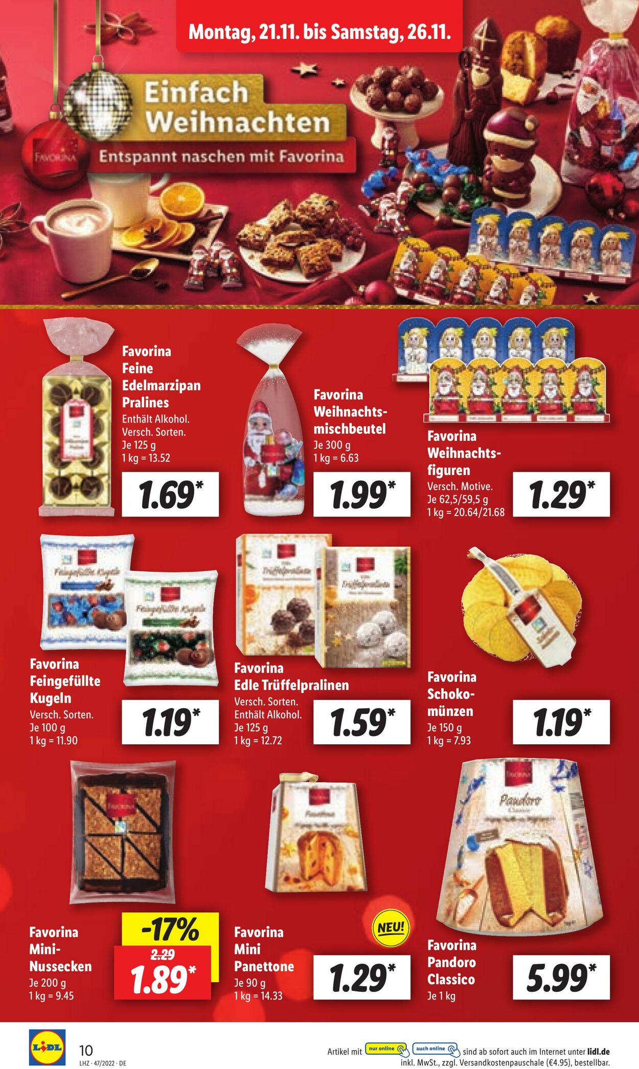 Prospekt Lidl 21.11.2022 - 26.11.2022