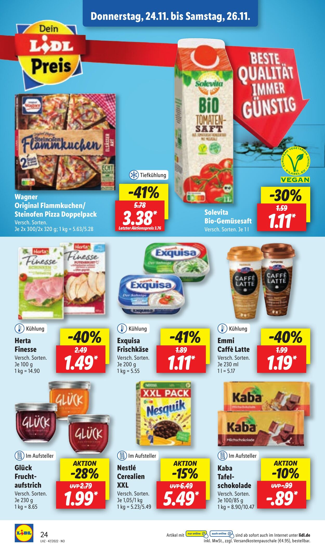 Prospekt Lidl 21.11.2022 - 26.11.2022