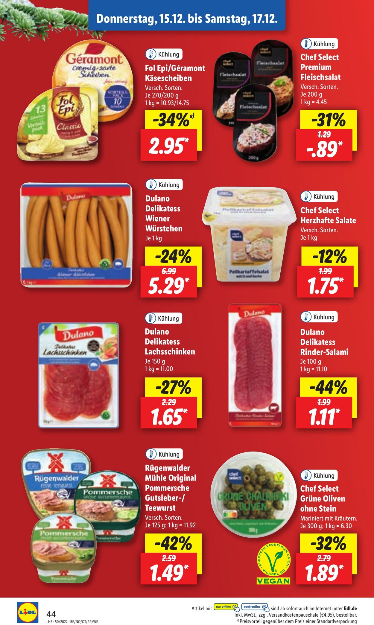 Prospekt Lidl 12.12.2022 - 17.12.2022