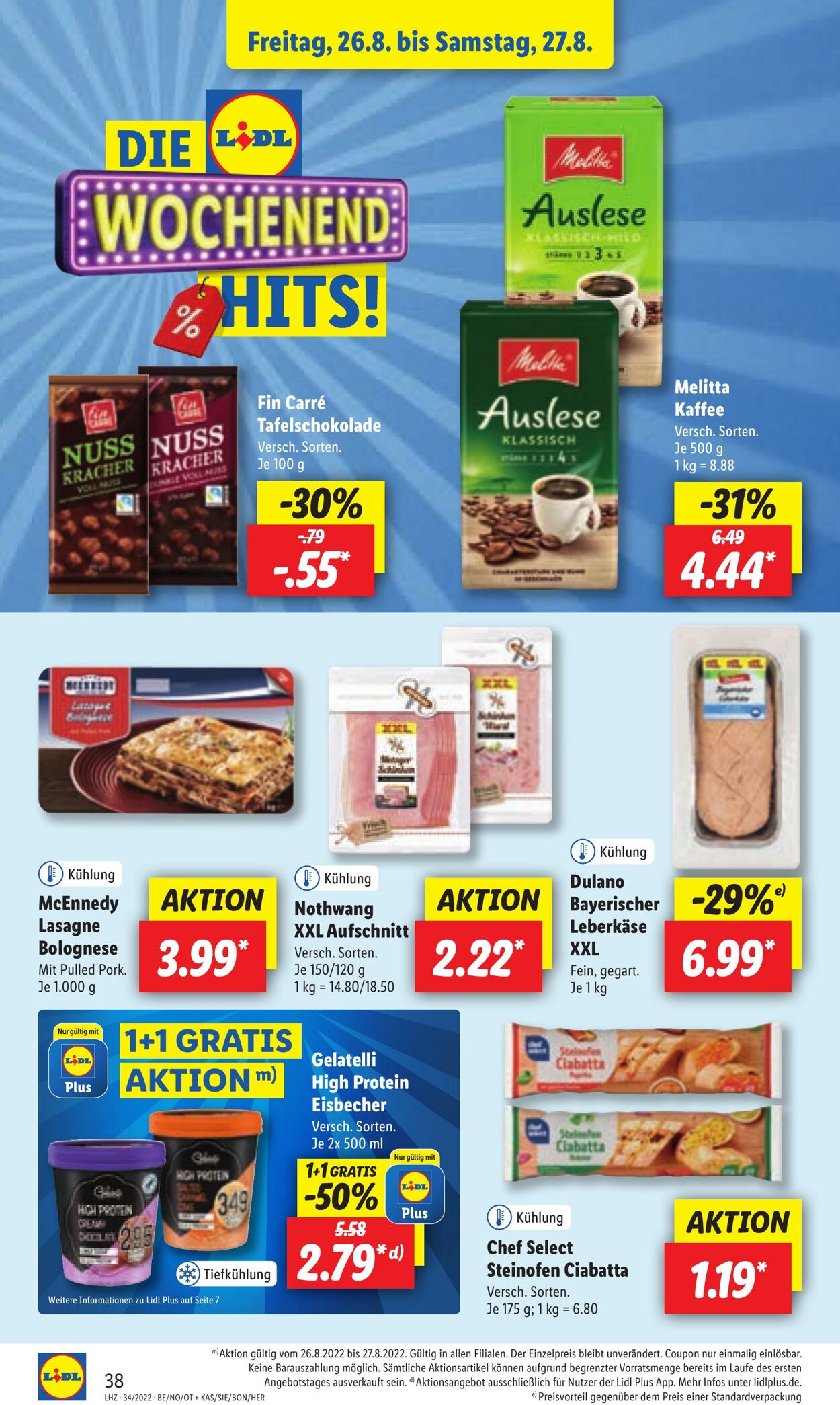 Prospekt Lidl 22.08.2022 - 27.08.2022