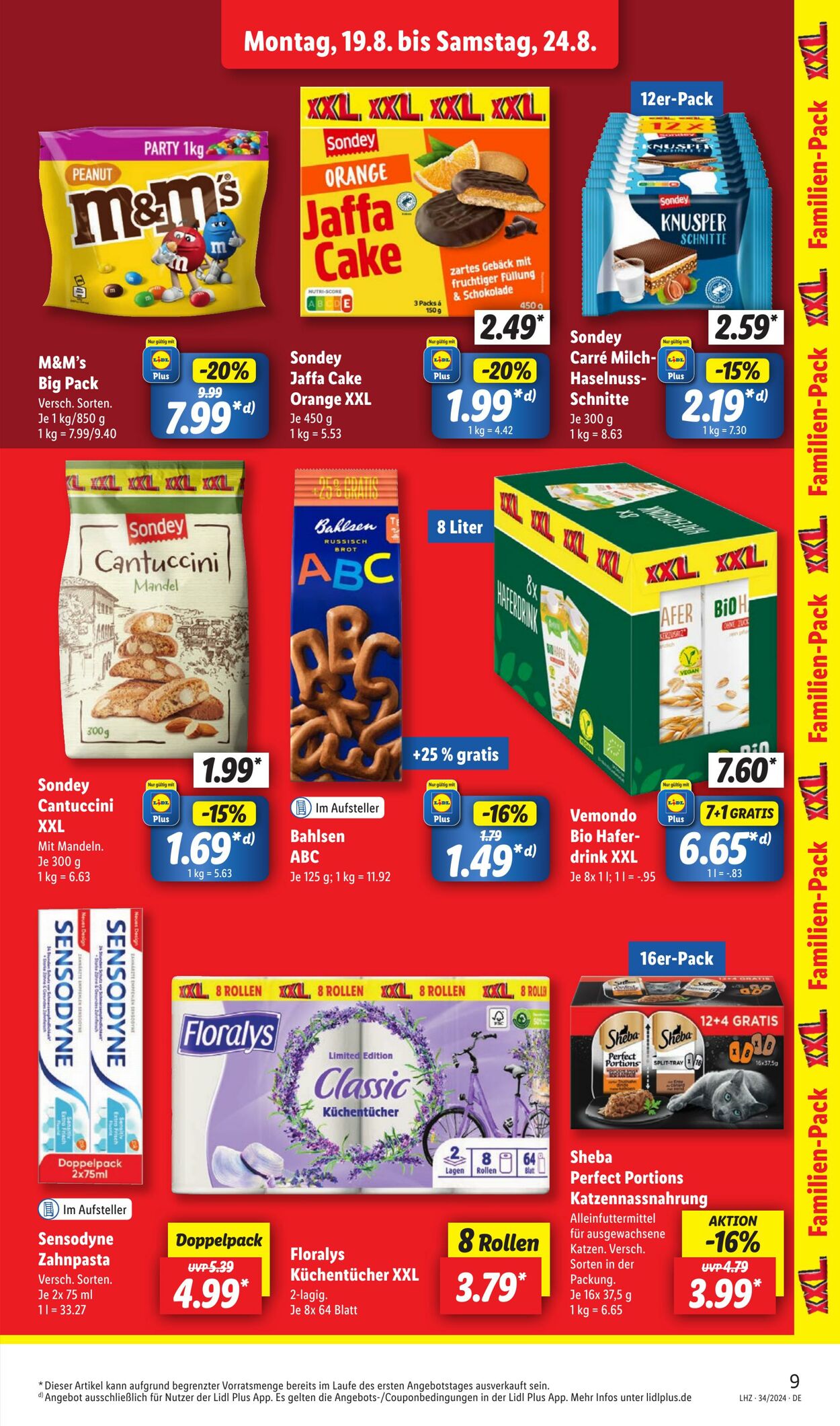 Prospekt Lidl 19.08.2024 - 24.08.2024