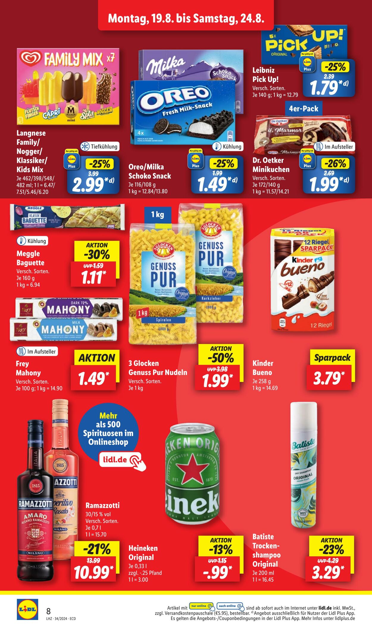 Prospekt Lidl 19.08.2024 - 24.08.2024