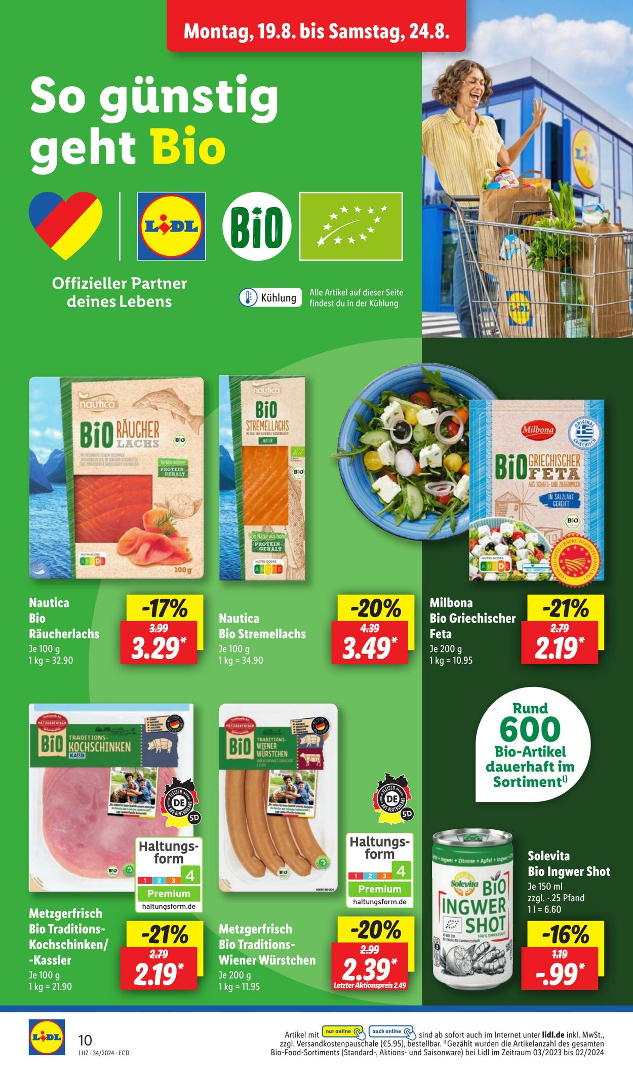 Prospekt Lidl 19.08.2024 - 24.08.2024