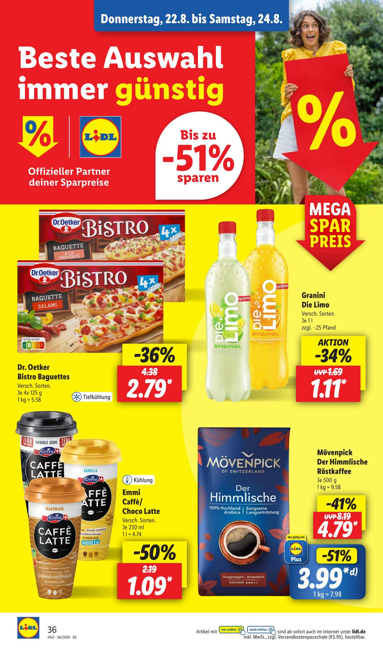 Prospekt Lidl 19.08.2024 - 24.08.2024