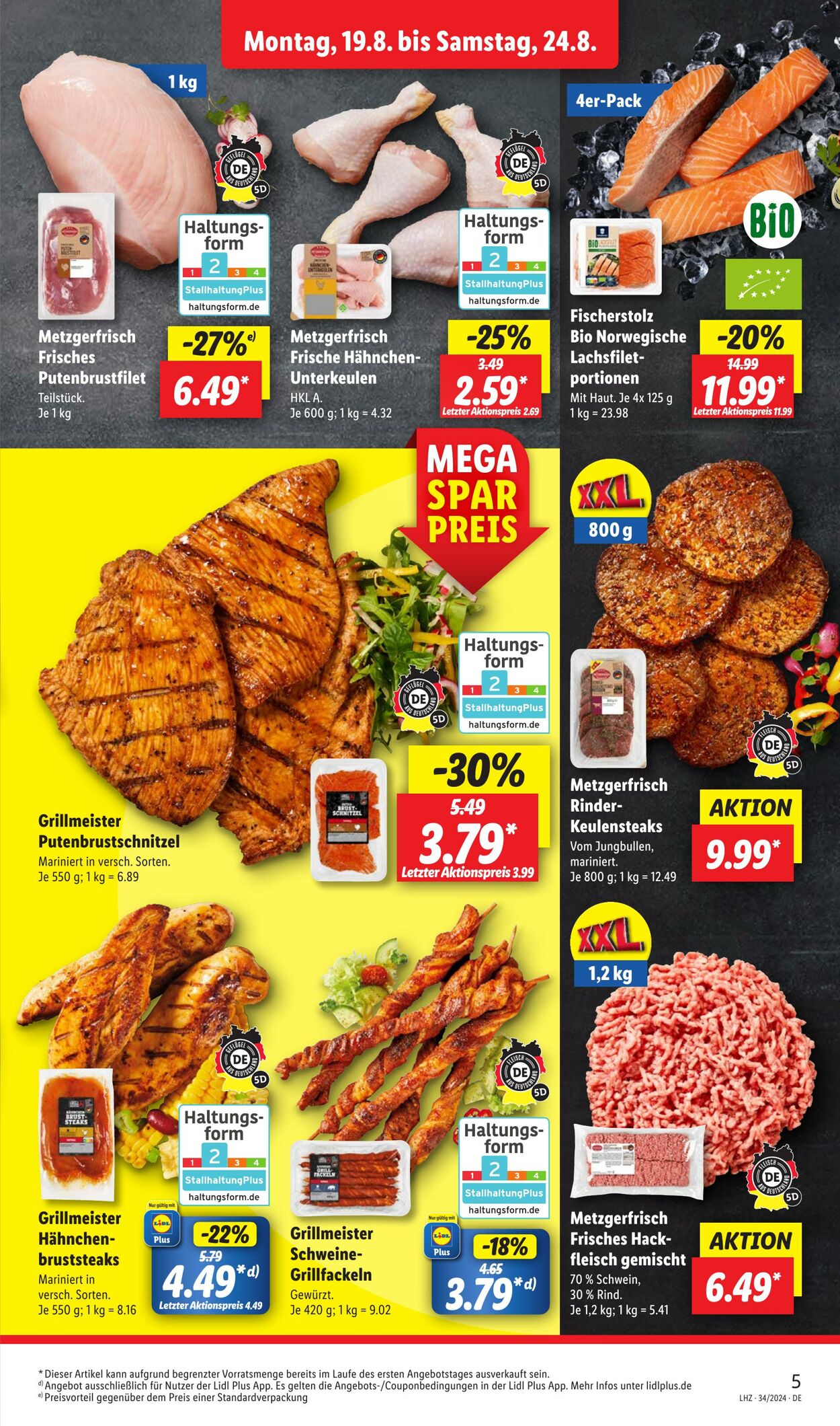 Prospekt Lidl 19.08.2024 - 24.08.2024