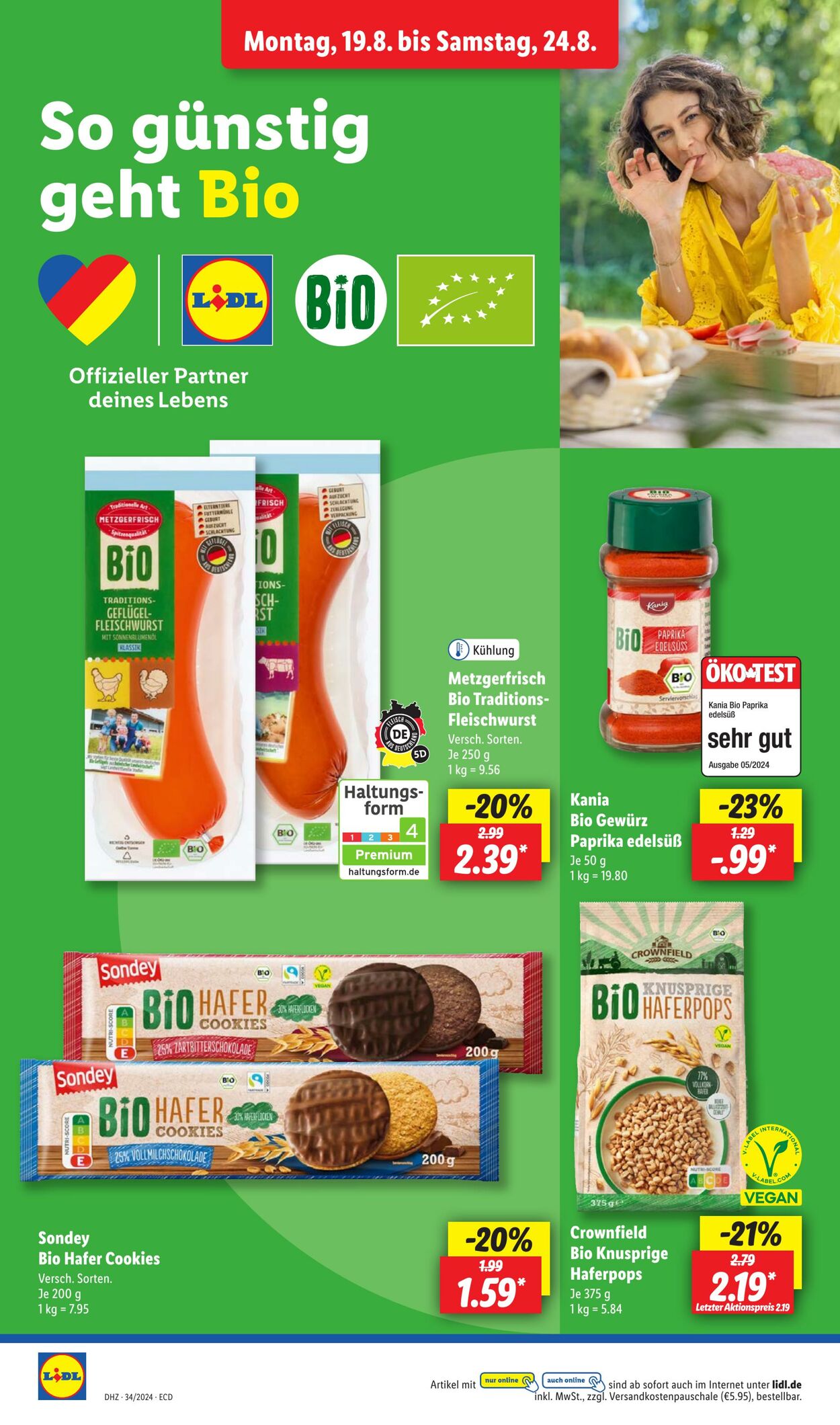 Prospekt Lidl 19.08.2024 - 24.08.2024