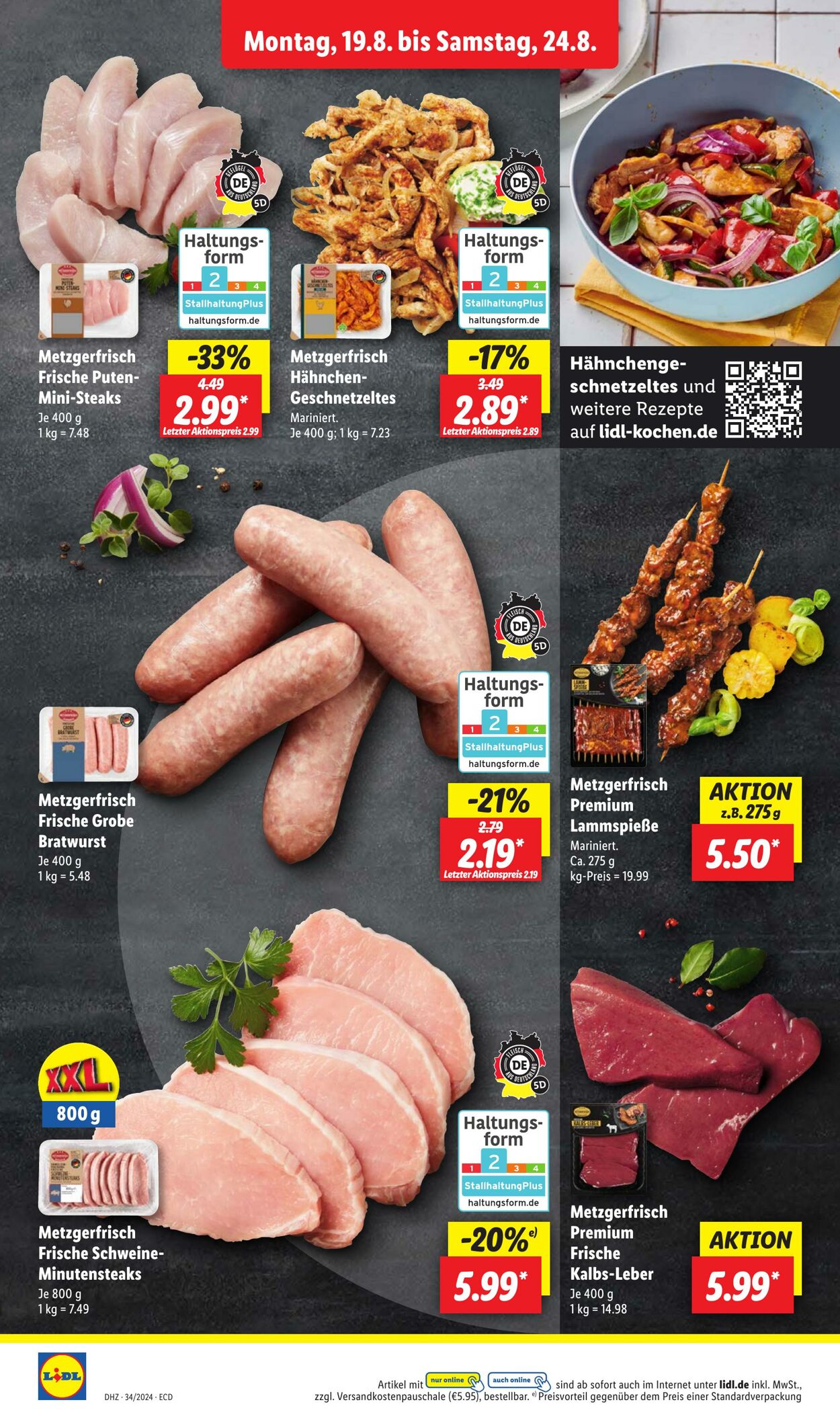 Prospekt Lidl 19.08.2024 - 24.08.2024