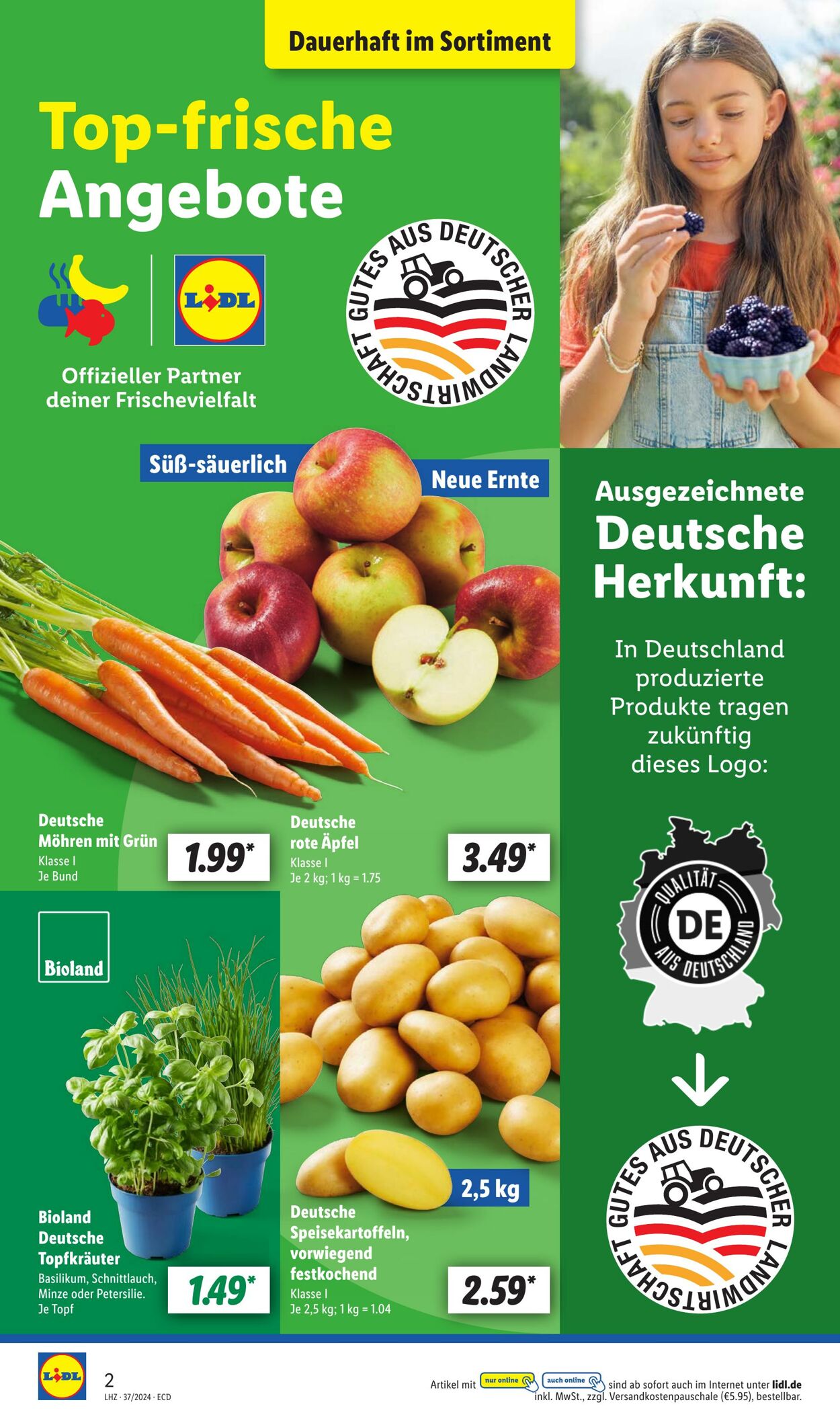 Prospekt Lidl 08.09.2024 - 14.09.2024