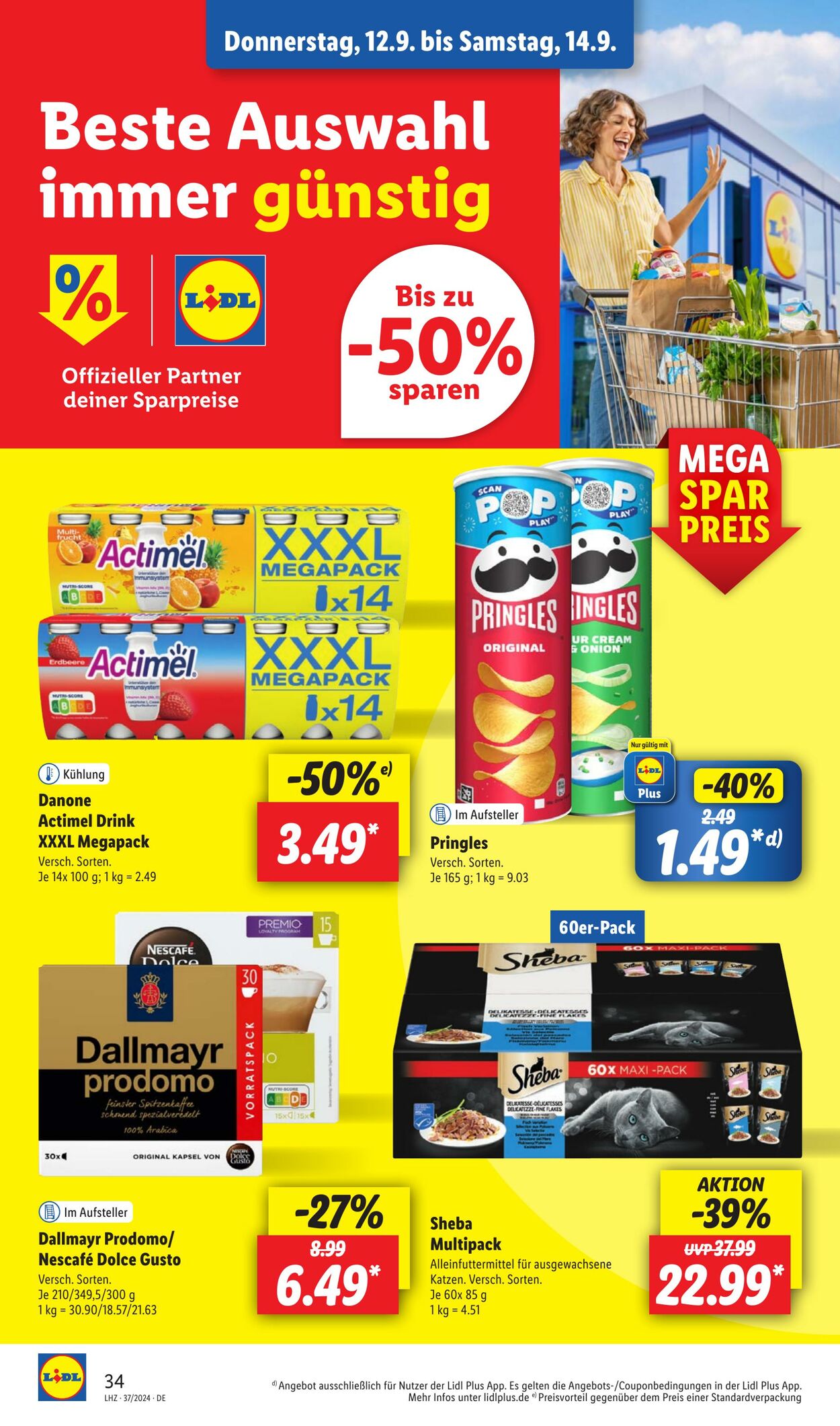 Prospekt Lidl 08.09.2024 - 14.09.2024