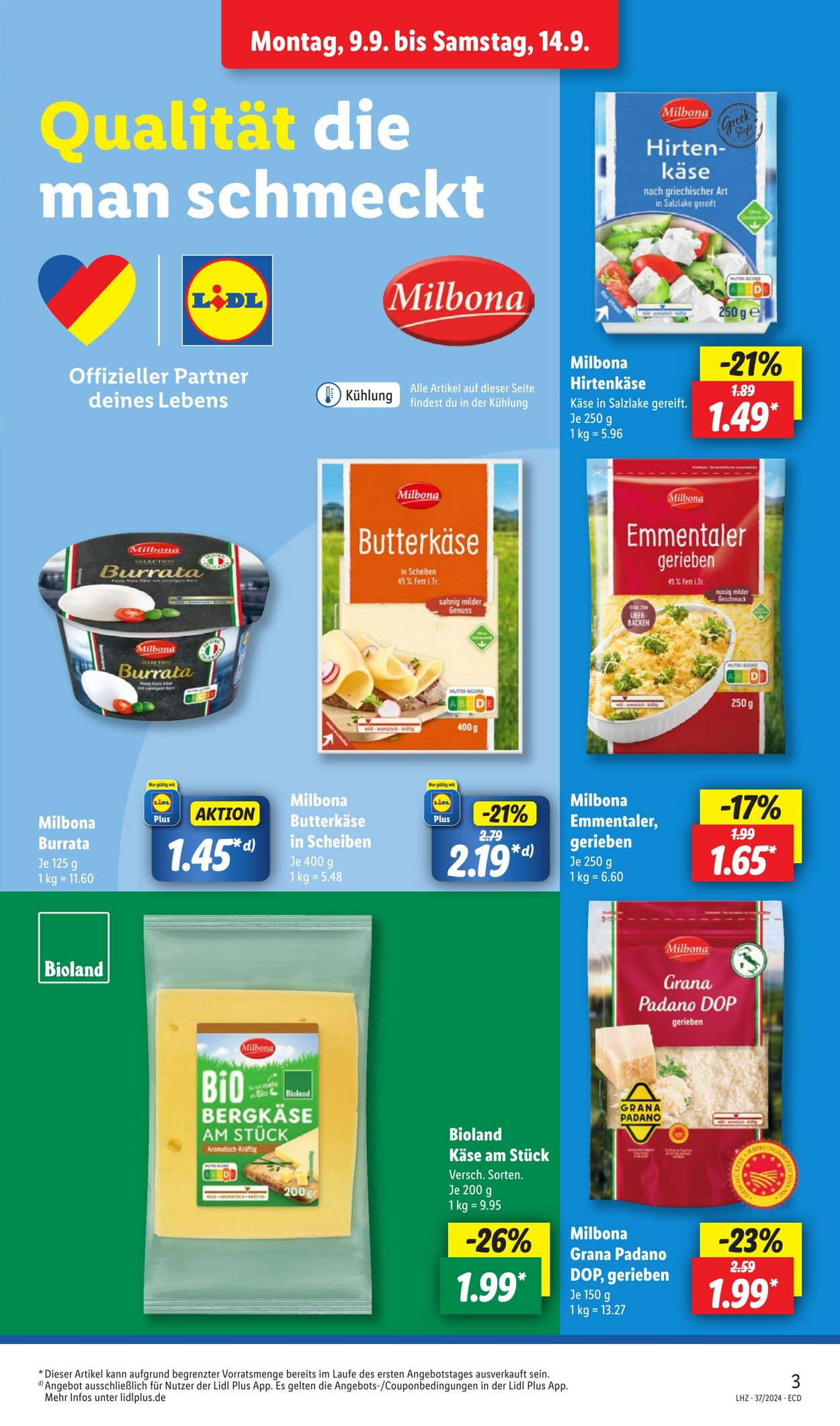 Prospekt Lidl 08.09.2024 - 14.09.2024