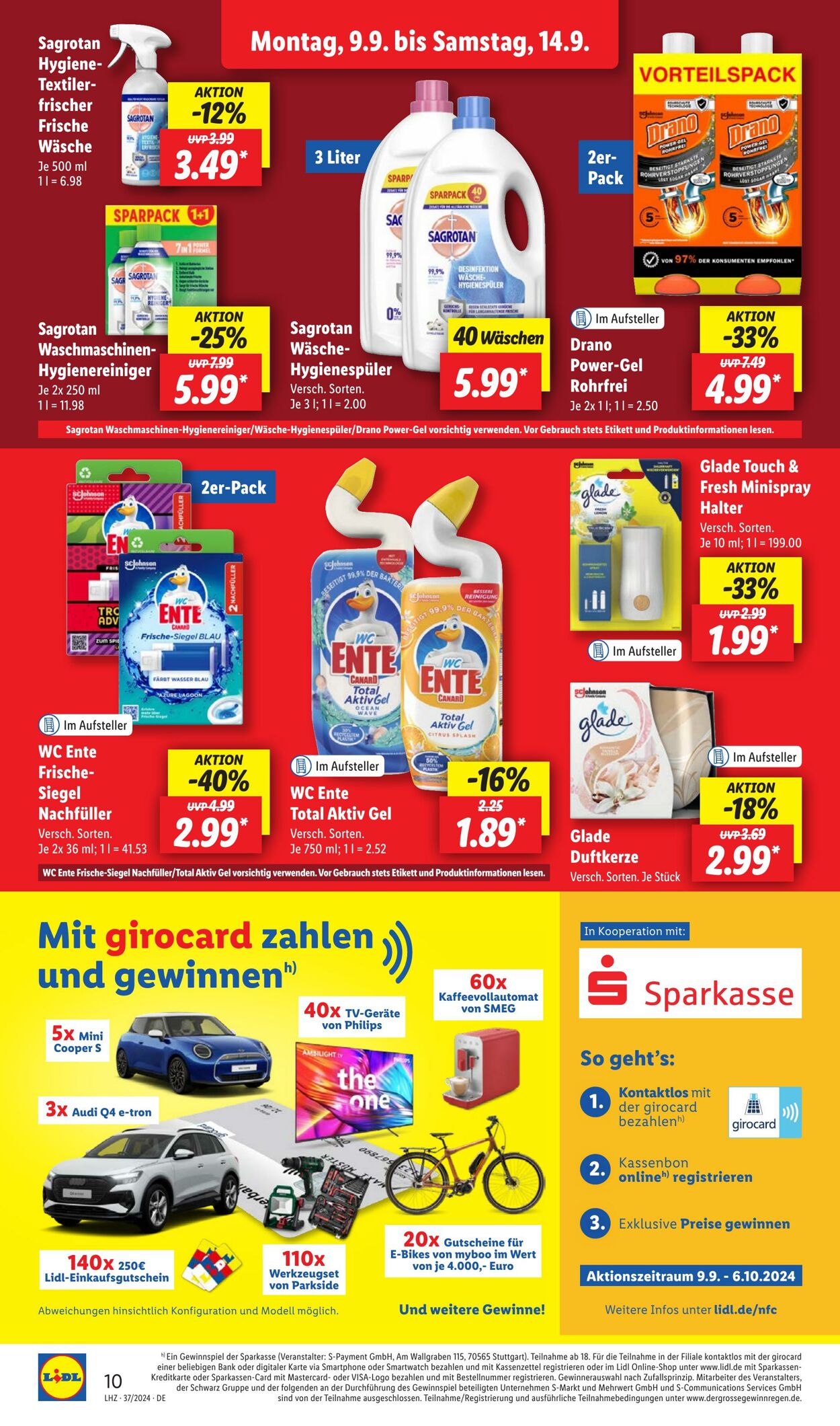 Prospekt Lidl 08.09.2024 - 14.09.2024