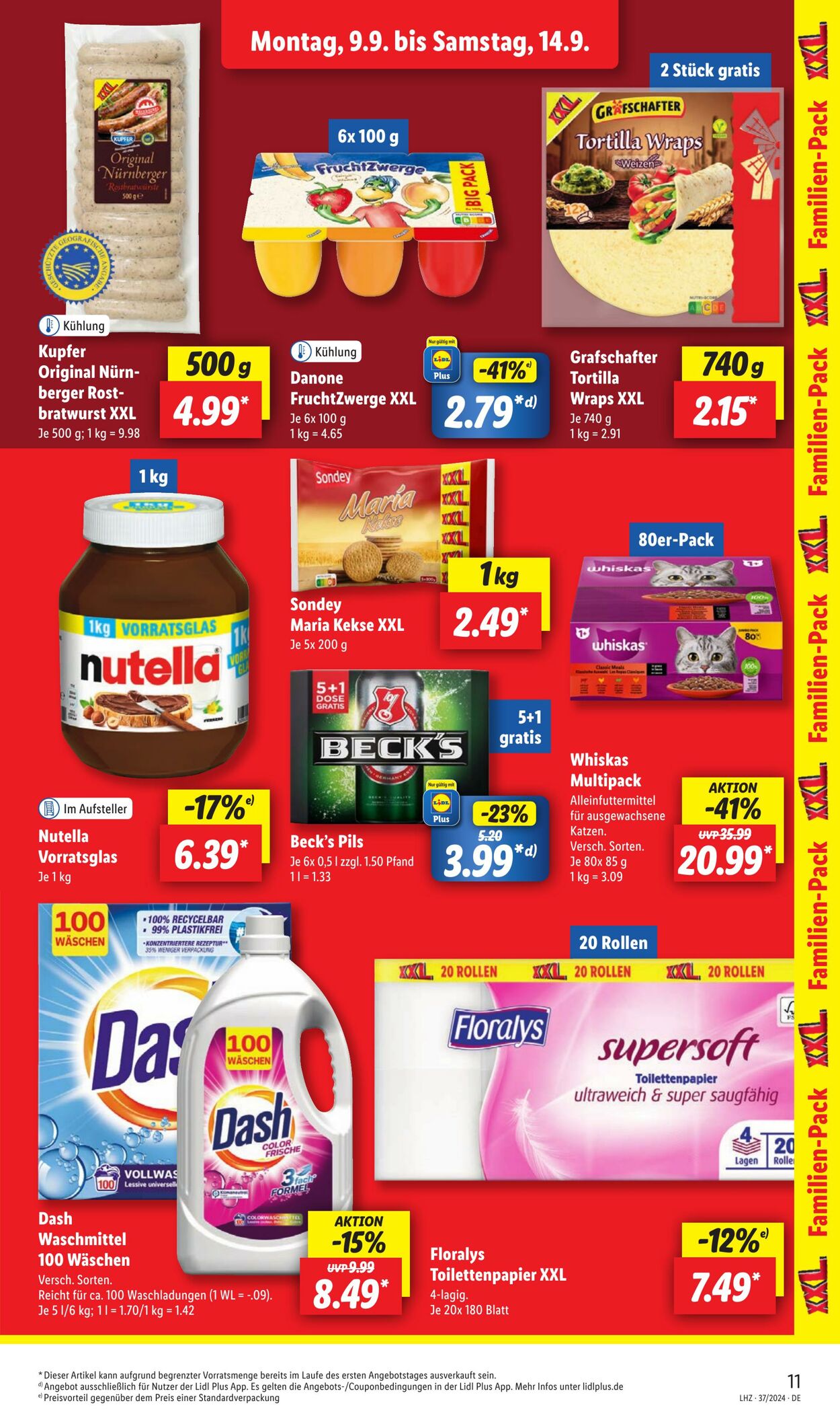 Prospekt Lidl 08.09.2024 - 14.09.2024