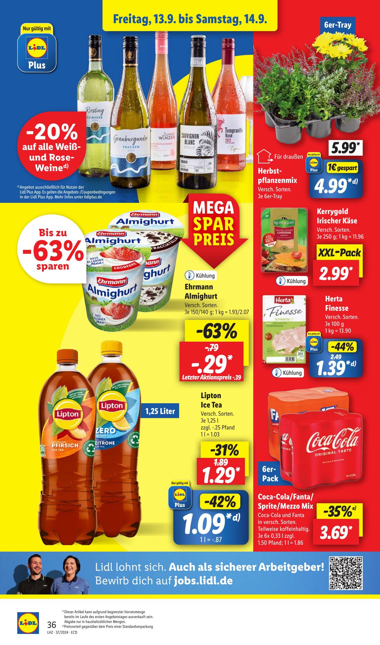 Prospekt Lidl 08.09.2024 - 14.09.2024