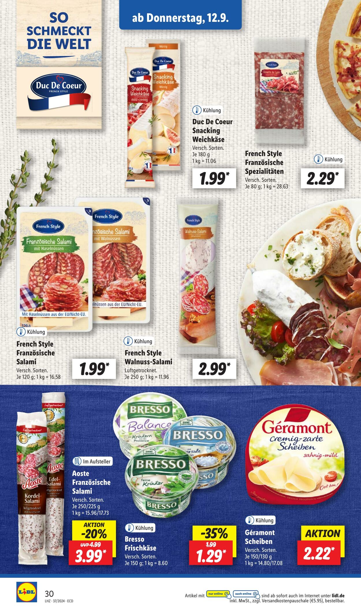 Prospekt Lidl 08.09.2024 - 14.09.2024