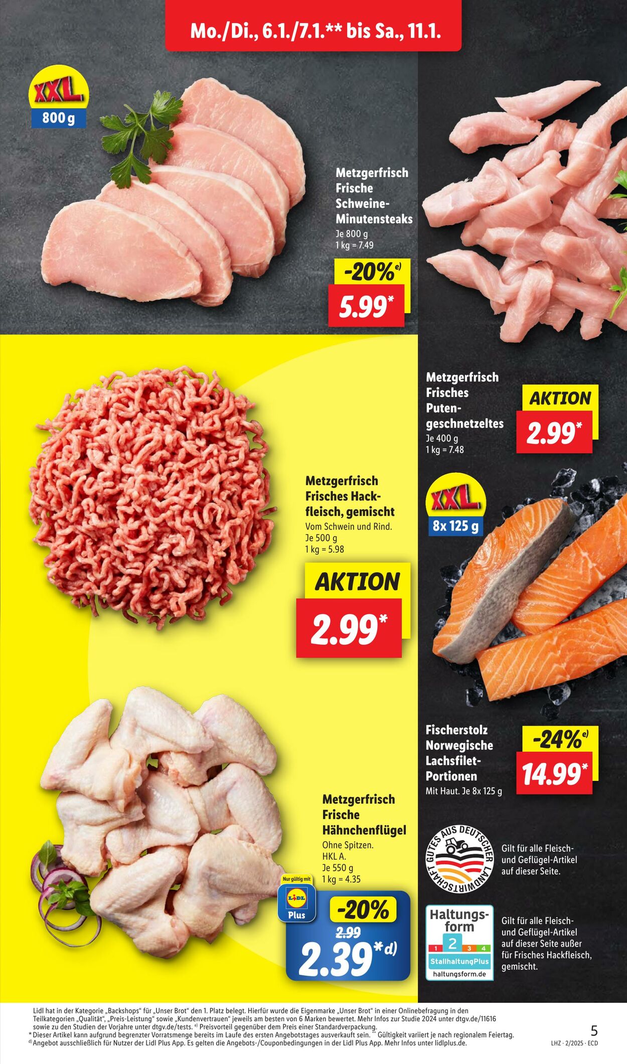 Prospekt Lidl 05.01.2025 - 11.01.2025