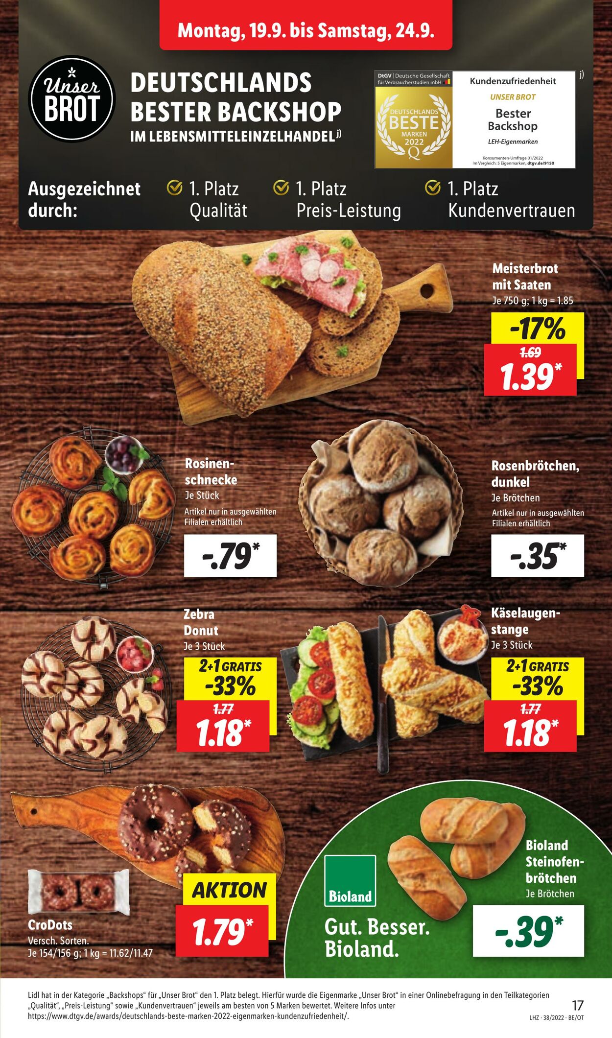 Prospekt Lidl 19.09.2022 - 24.09.2022