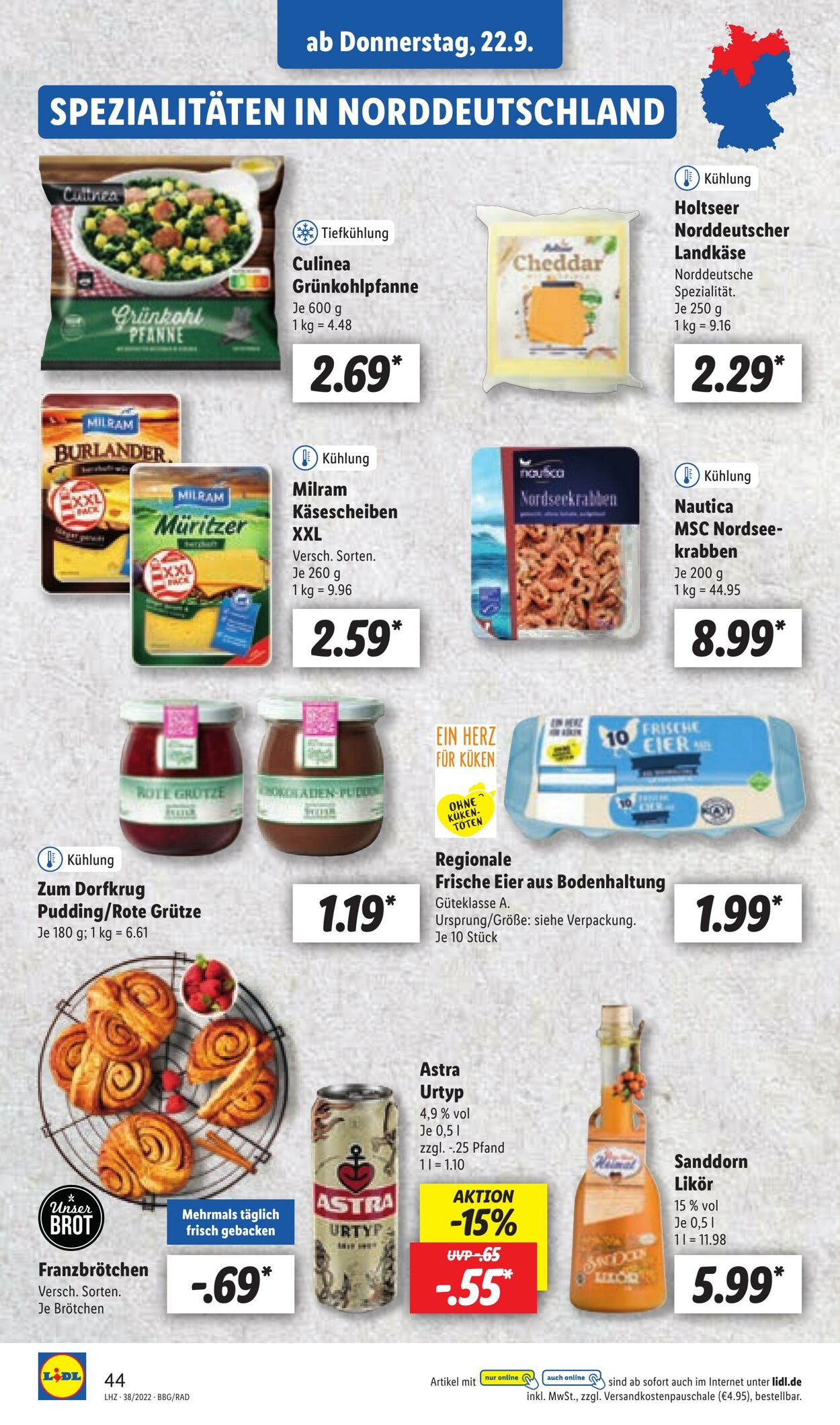 Prospekt Lidl 19.09.2022 - 24.09.2022