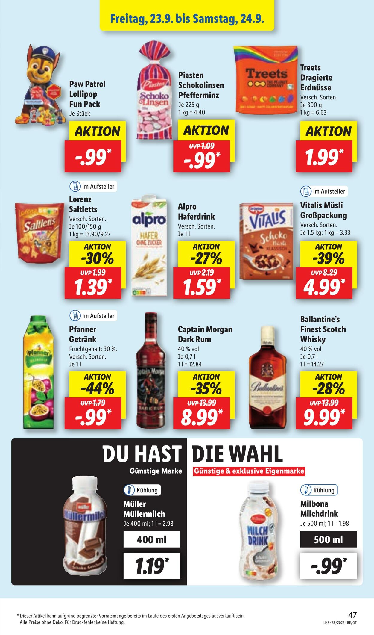 Prospekt Lidl 19.09.2022 - 24.09.2022