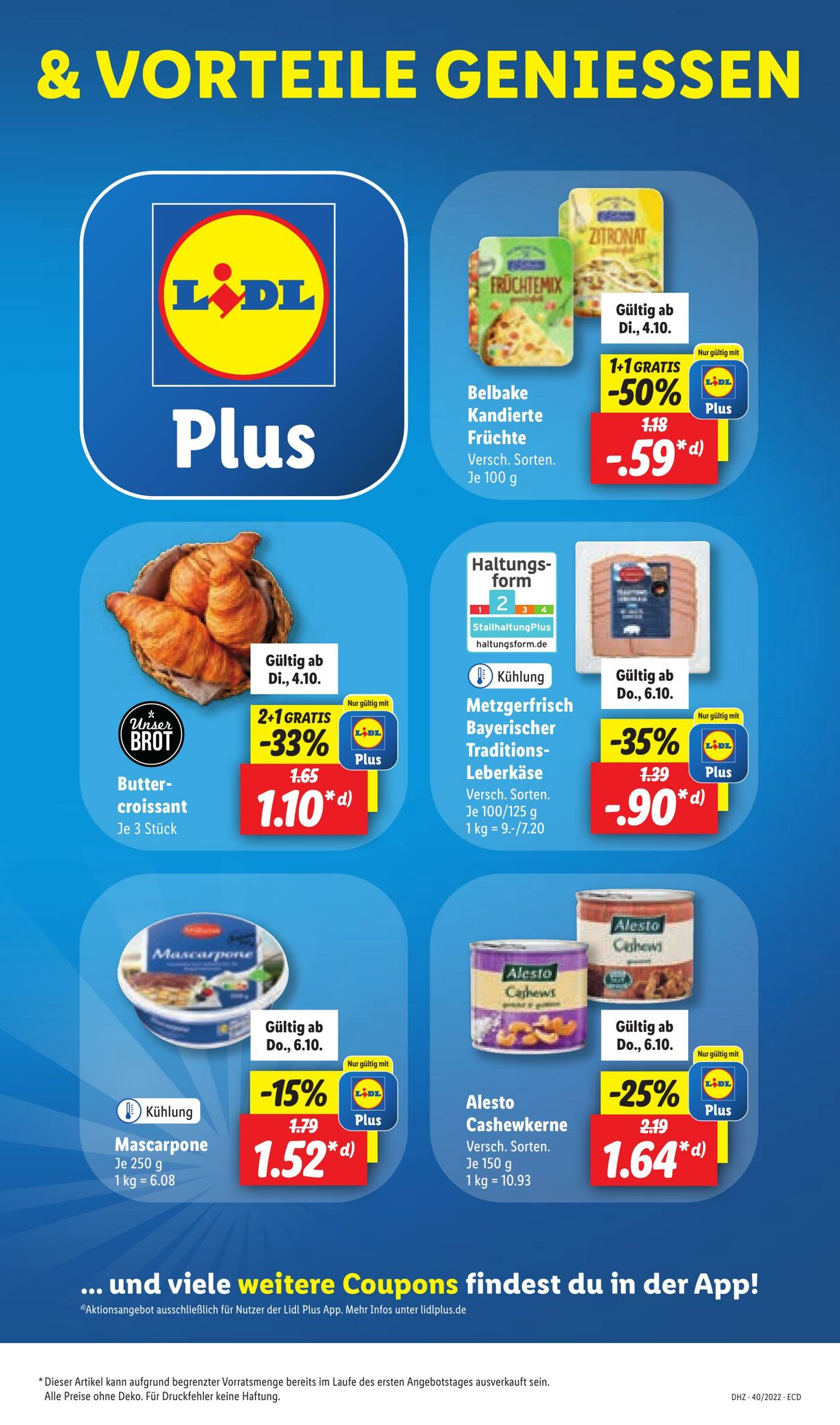 Prospekt Lidl 04.10.2022 - 08.10.2022