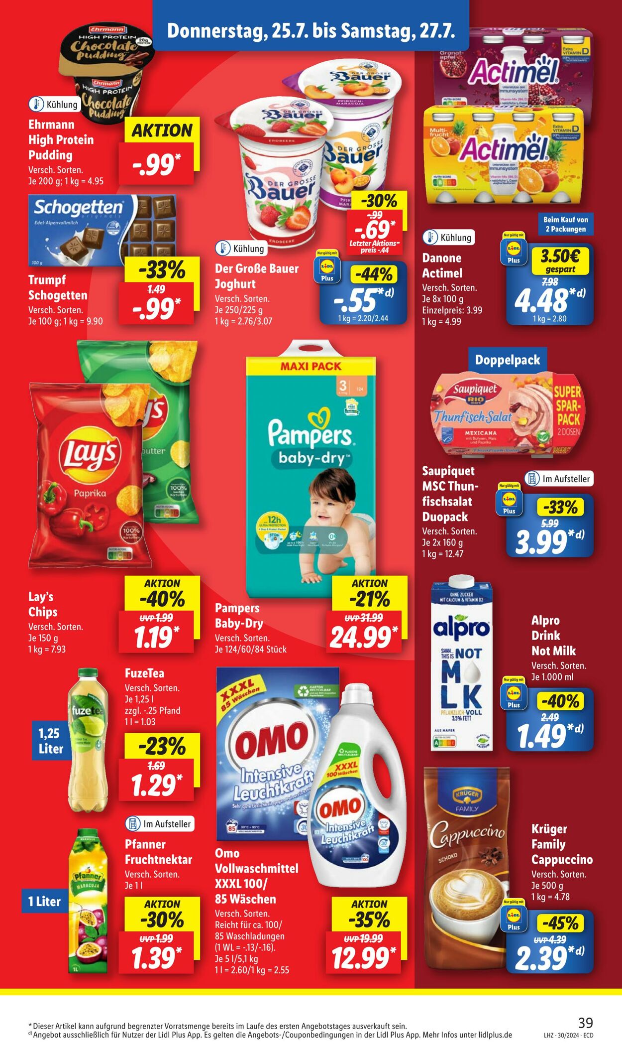 Prospekt Lidl 22.07.2024 - 27.07.2024