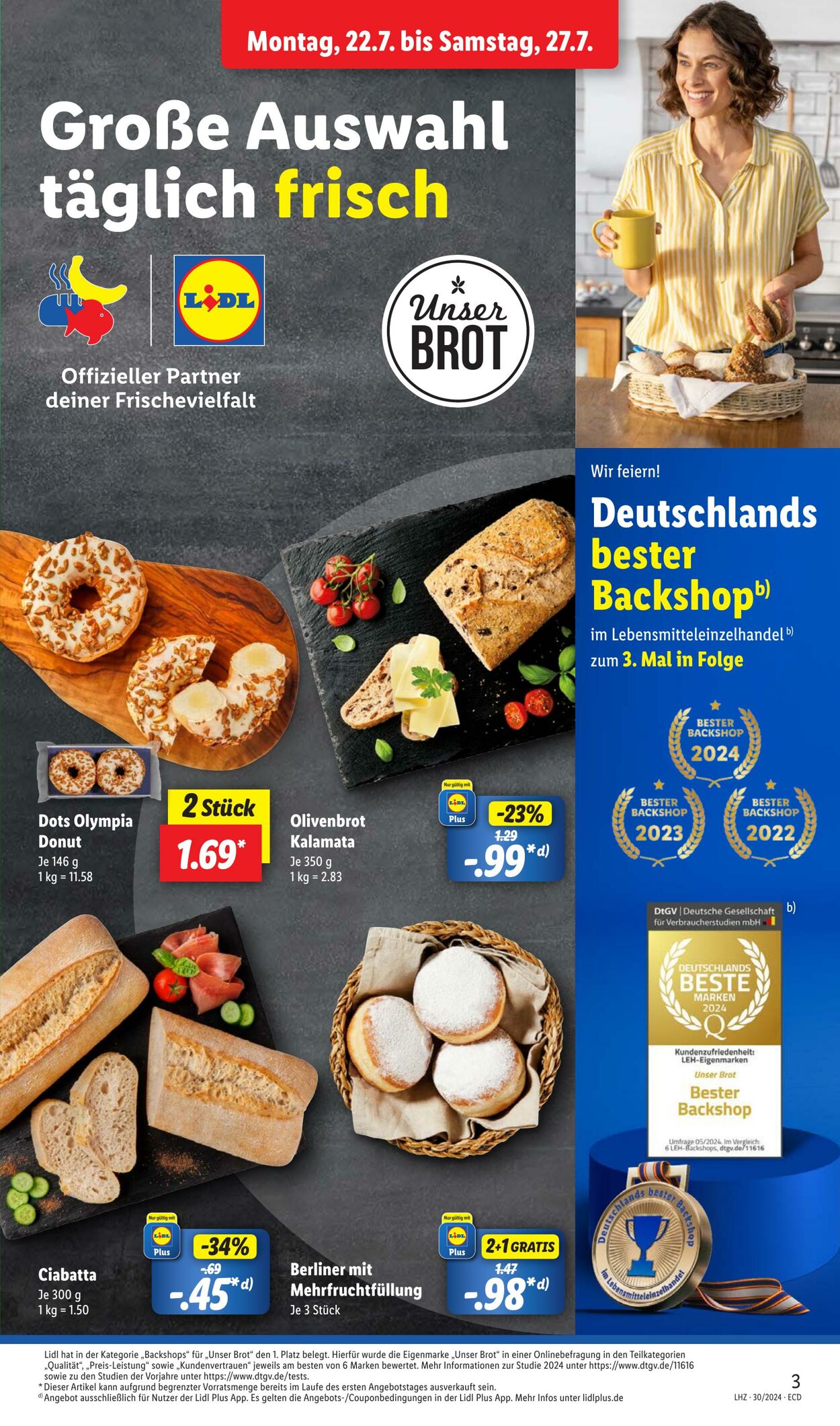 Prospekt Lidl 22.07.2024 - 27.07.2024