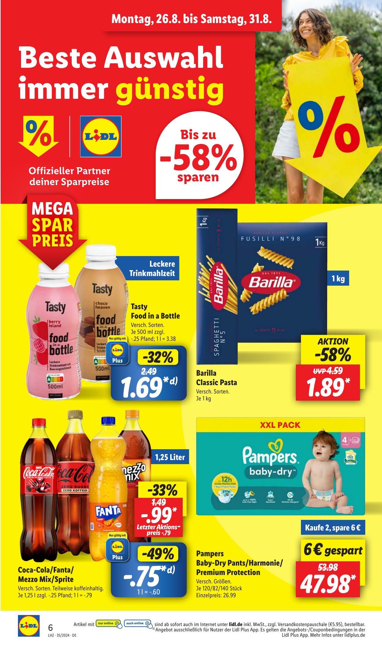 Prospekt Lidl 26.08.2024 - 31.08.2024