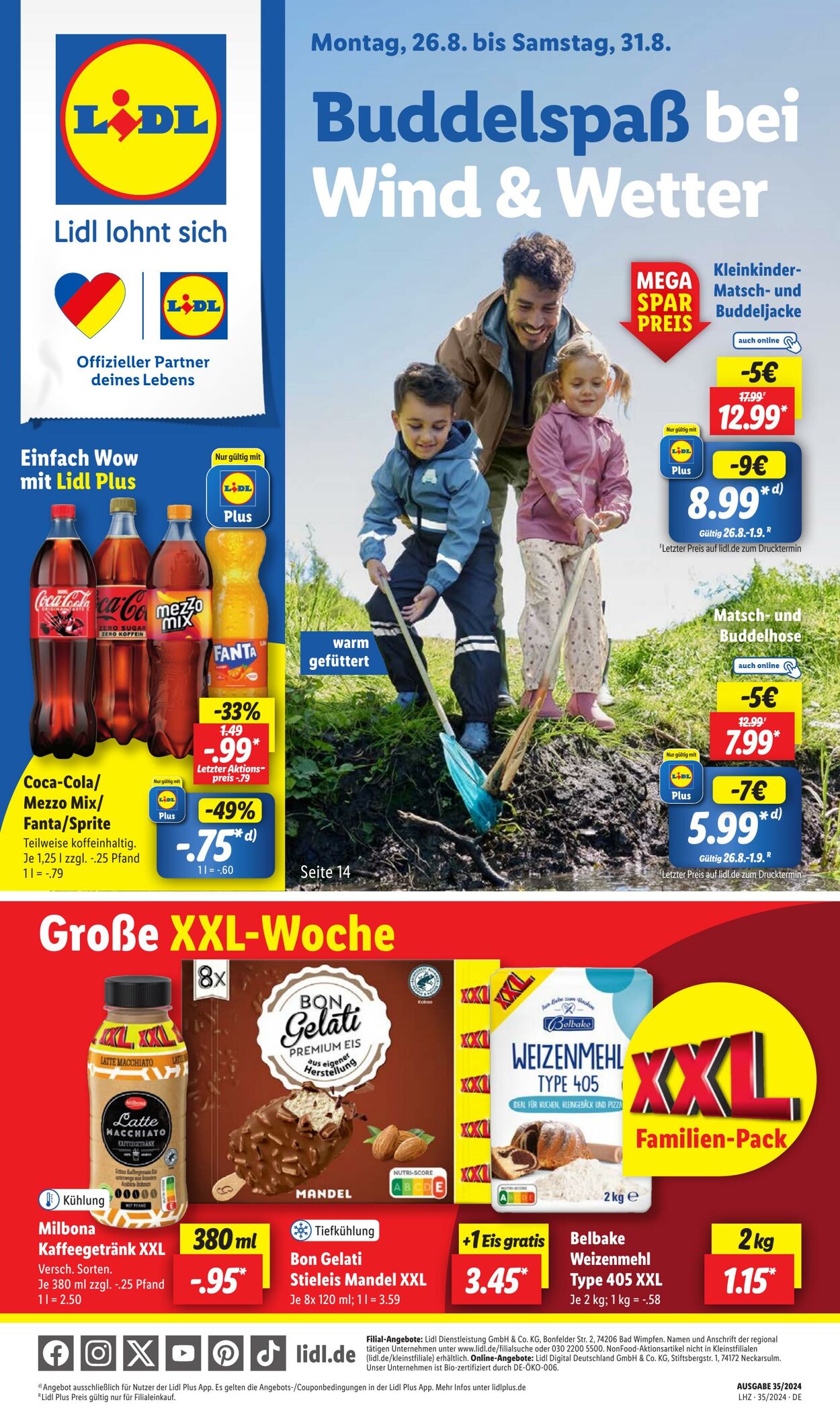 Prospekt Lidl 26.08.2024 - 31.08.2024