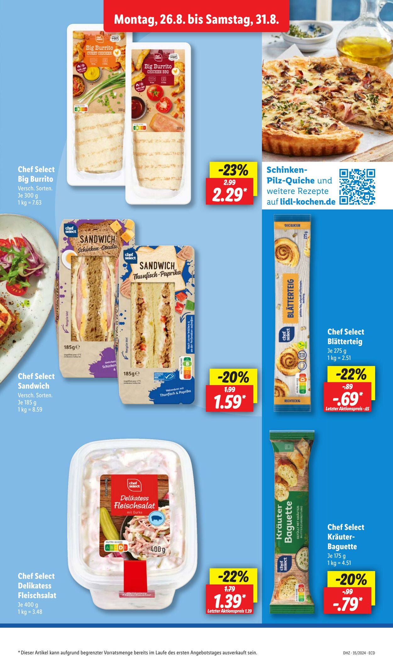 Prospekt Lidl 26.08.2024 - 31.08.2024