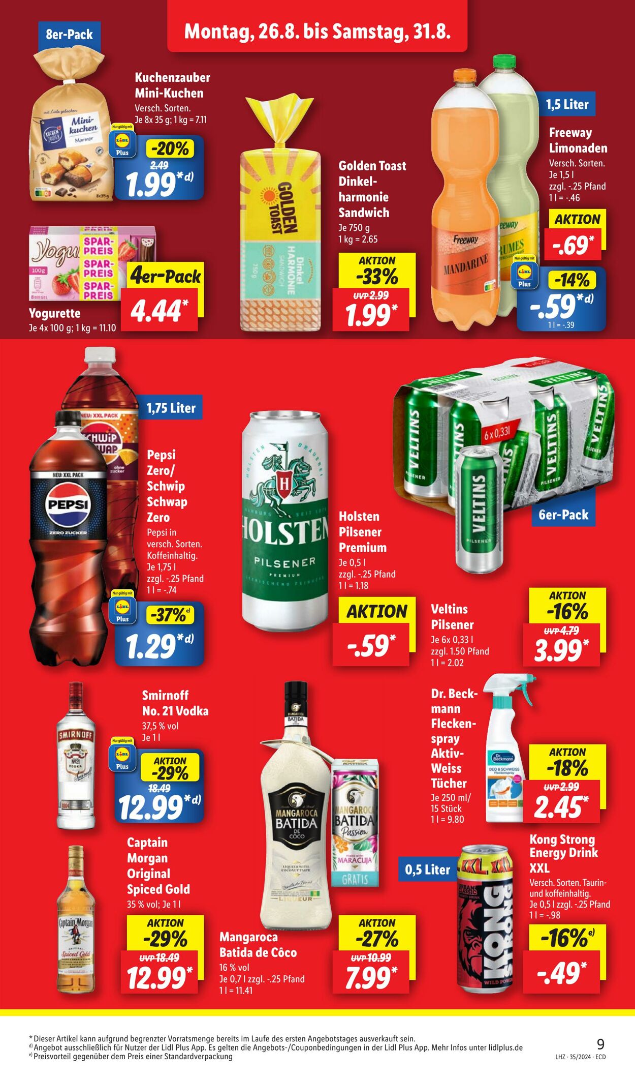 Prospekt Lidl 26.08.2024 - 31.08.2024