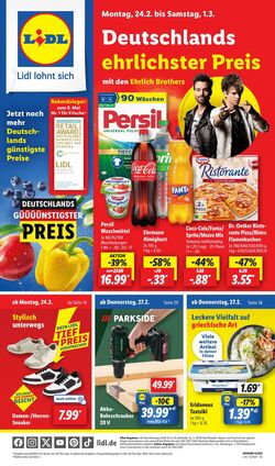 Prospekt Lidl 20.01.2025 - 26.01.2025