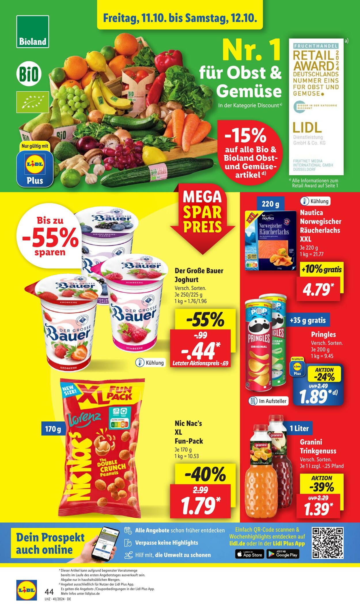 Prospekt Lidl 06.10.2024 - 12.10.2024