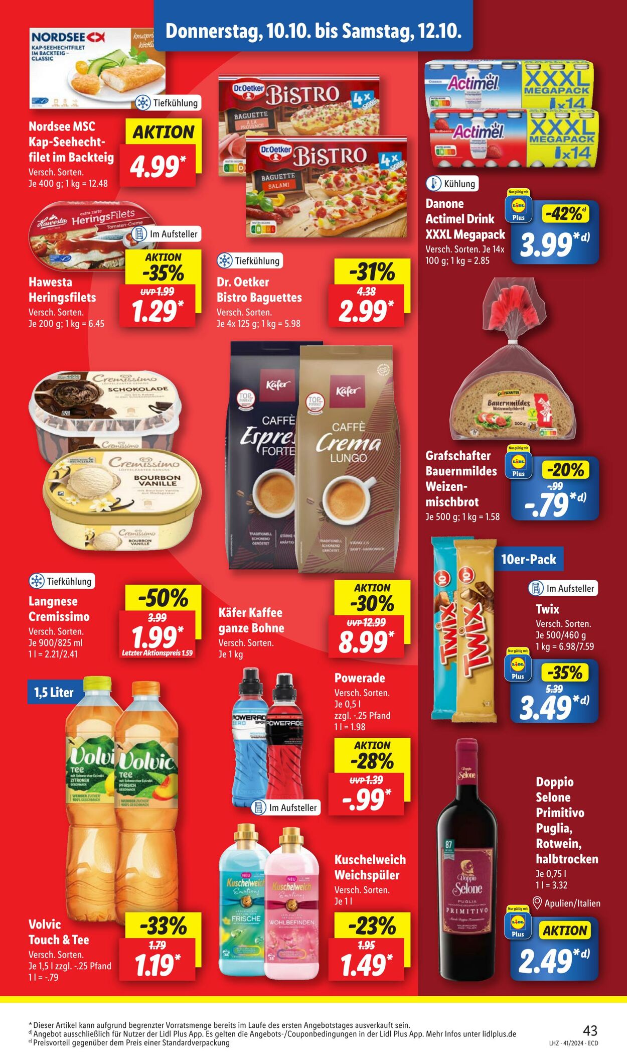 Prospekt Lidl 06.10.2024 - 12.10.2024