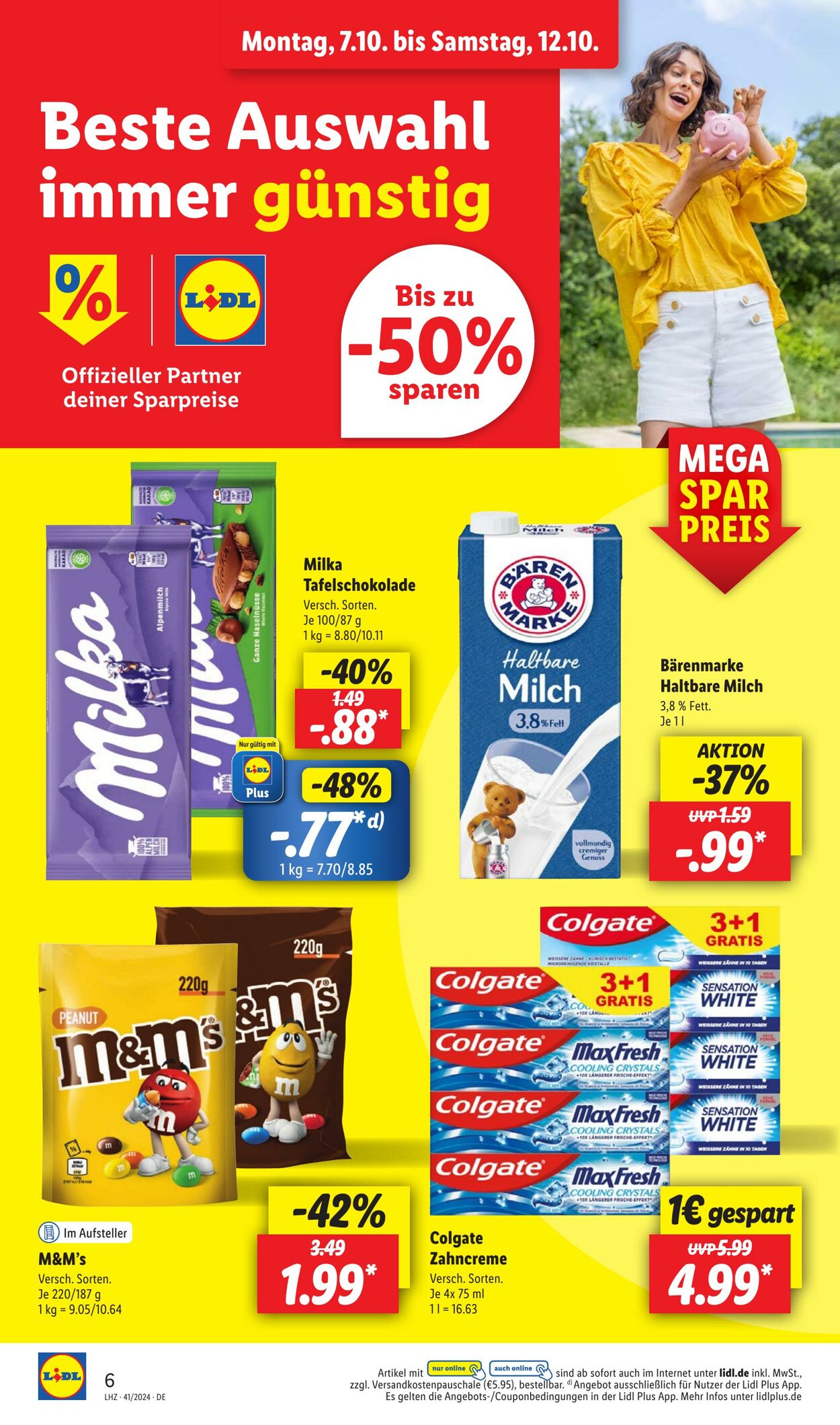 Prospekt Lidl 06.10.2024 - 12.10.2024