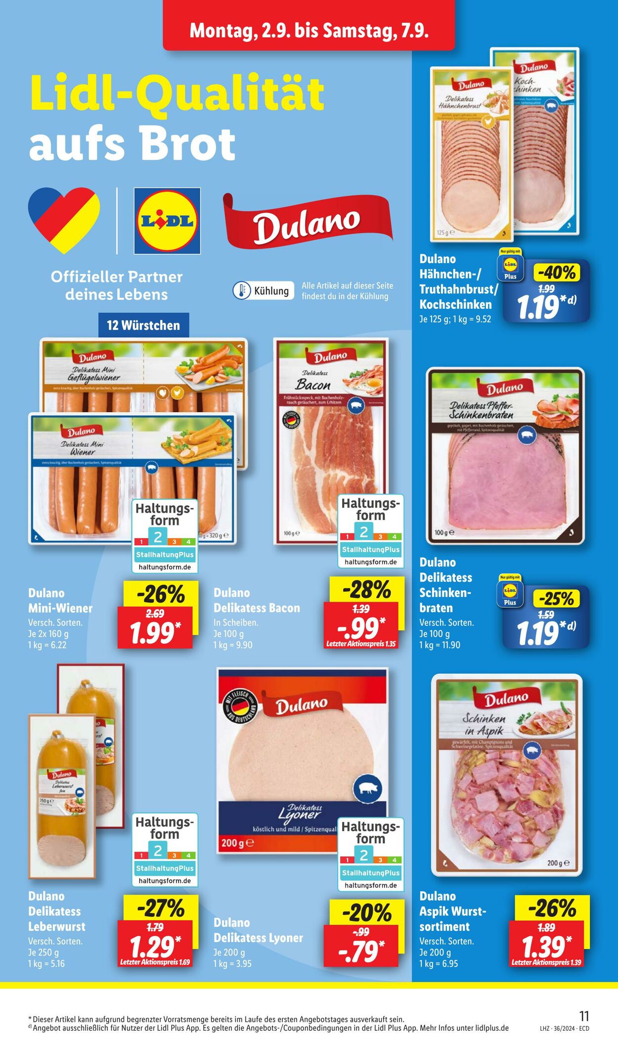 Prospekt Lidl 01.09.2024 - 07.09.2024