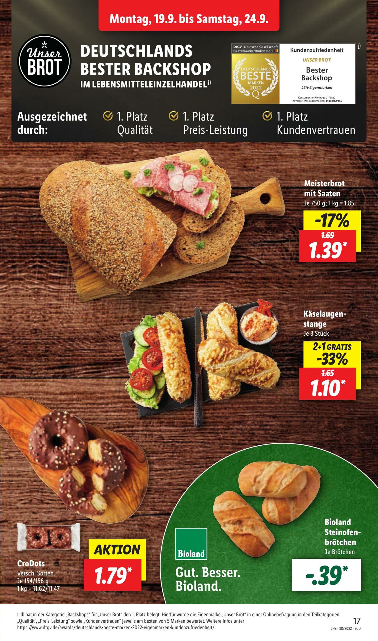 Prospekt Lidl 19.09.2022 - 24.09.2022