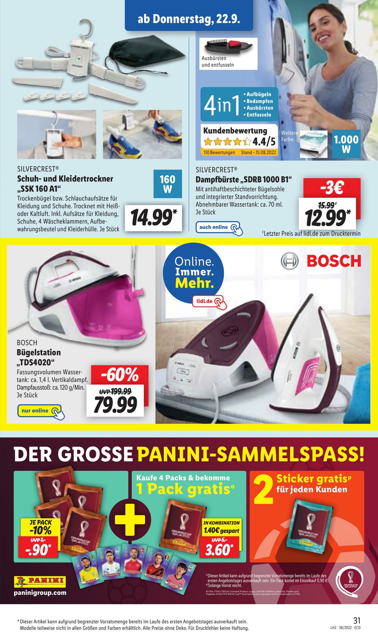 Prospekt Lidl 19.09.2022 - 24.09.2022