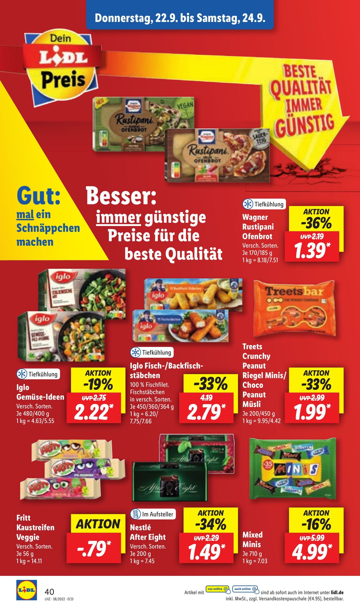 Prospekt Lidl 19.09.2022 - 24.09.2022