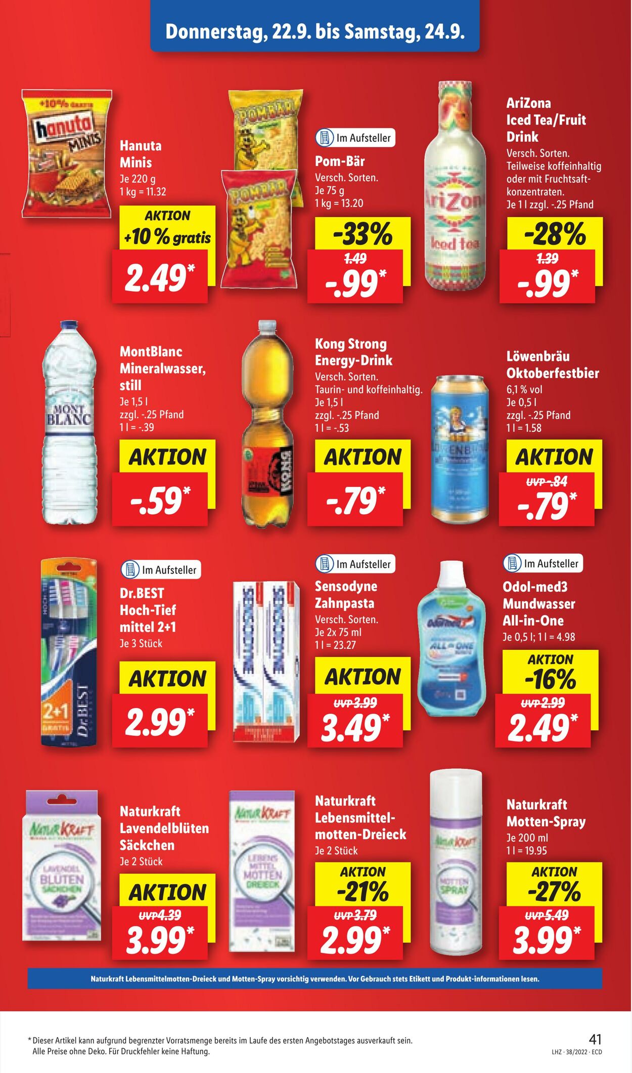 Prospekt Lidl 19.09.2022 - 24.09.2022