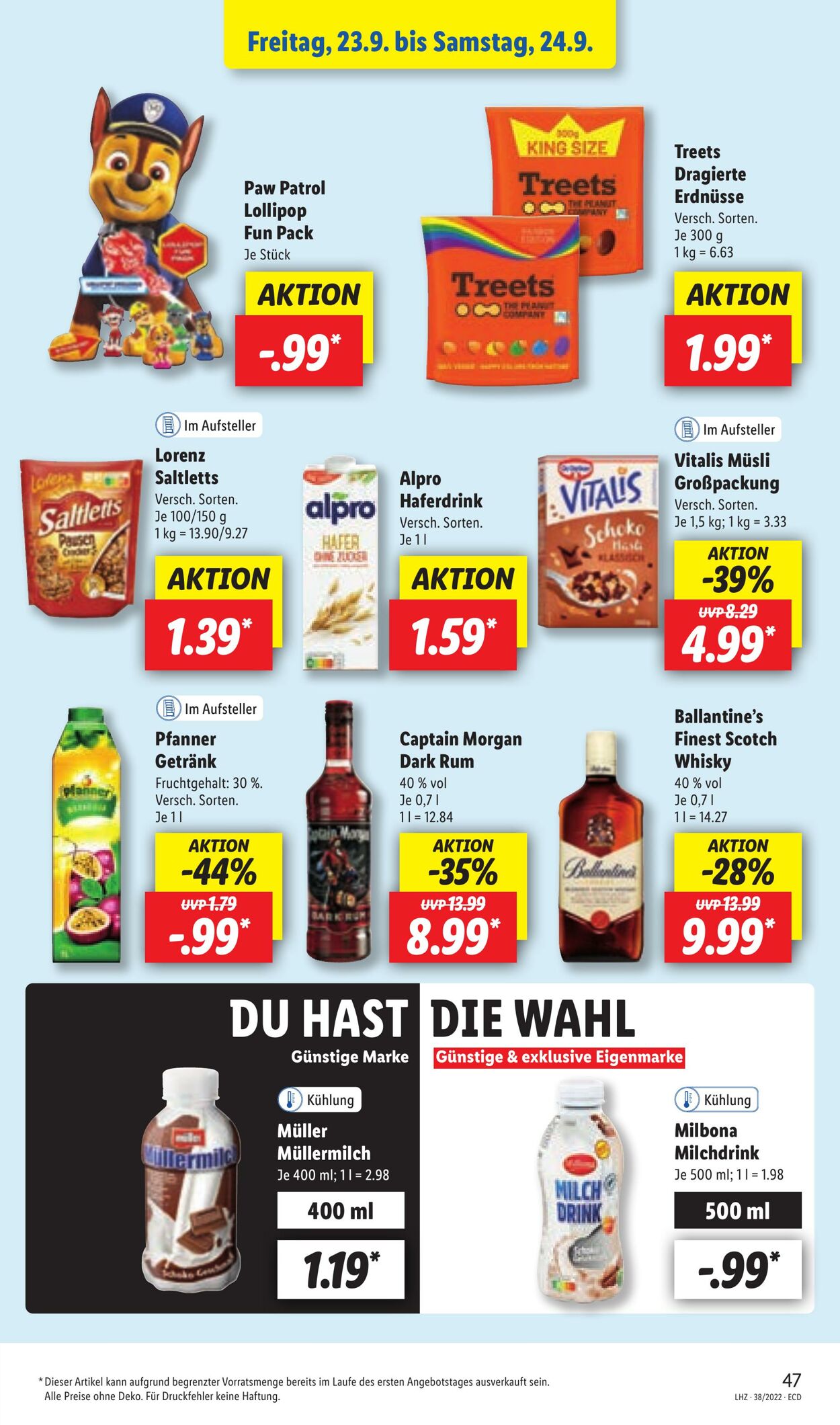 Prospekt Lidl 19.09.2022 - 24.09.2022