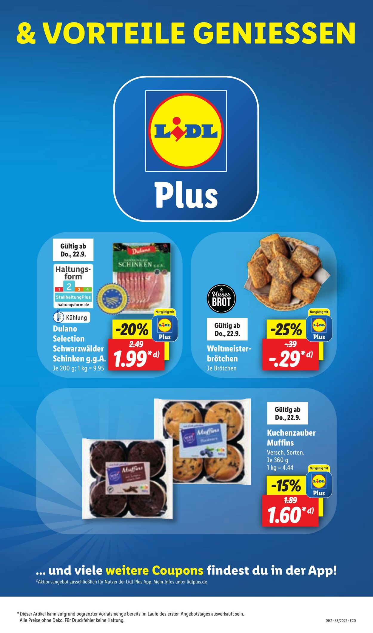 Prospekt Lidl 19.09.2022 - 24.09.2022