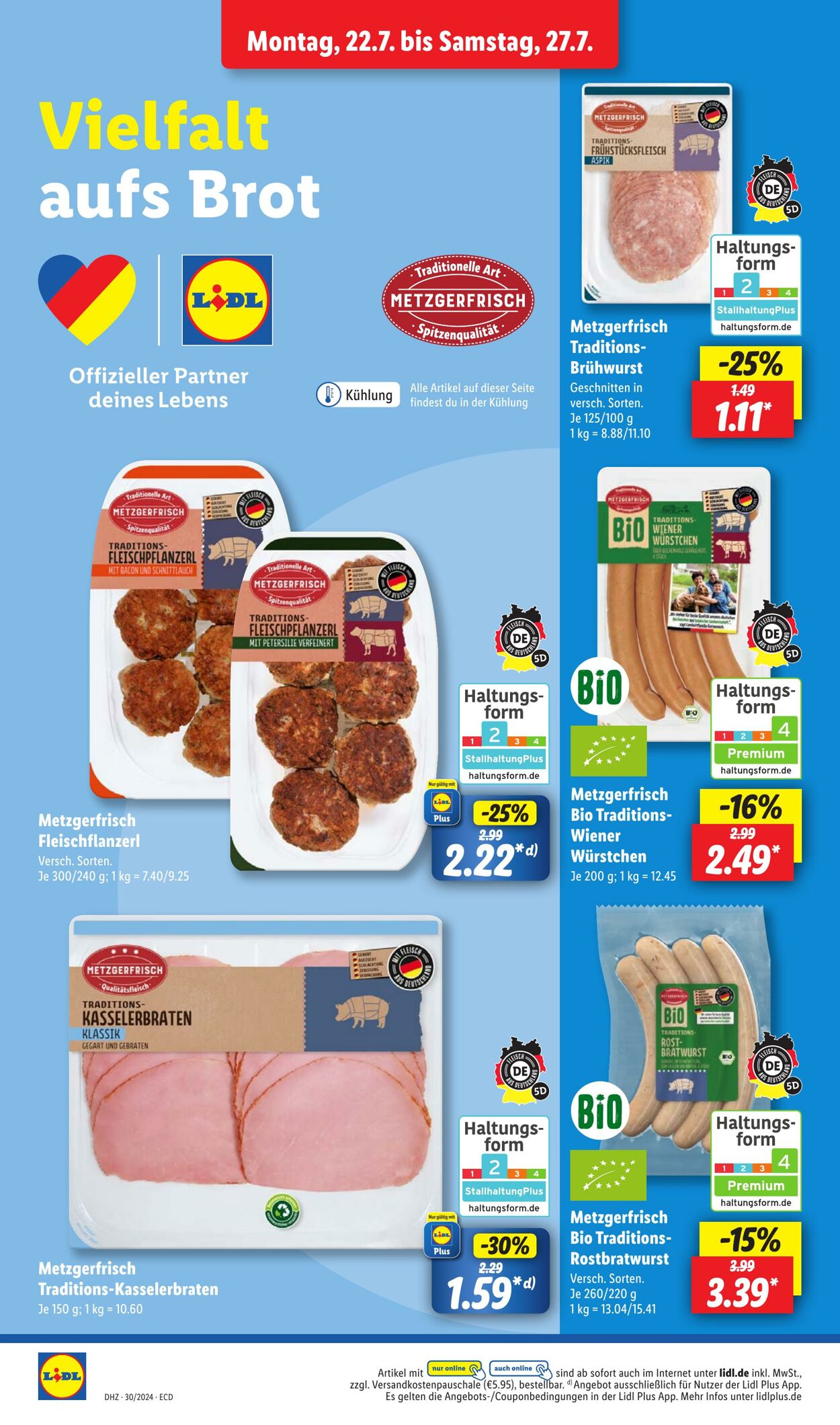 Prospekt Lidl 22.07.2024 - 27.07.2024