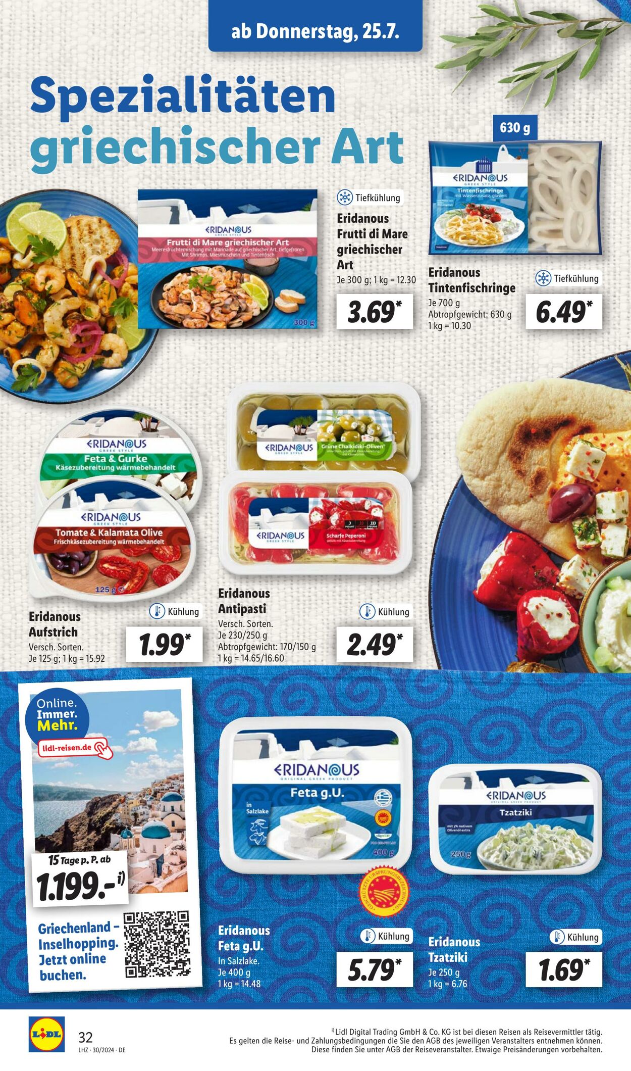 Prospekt Lidl 22.07.2024 - 27.07.2024