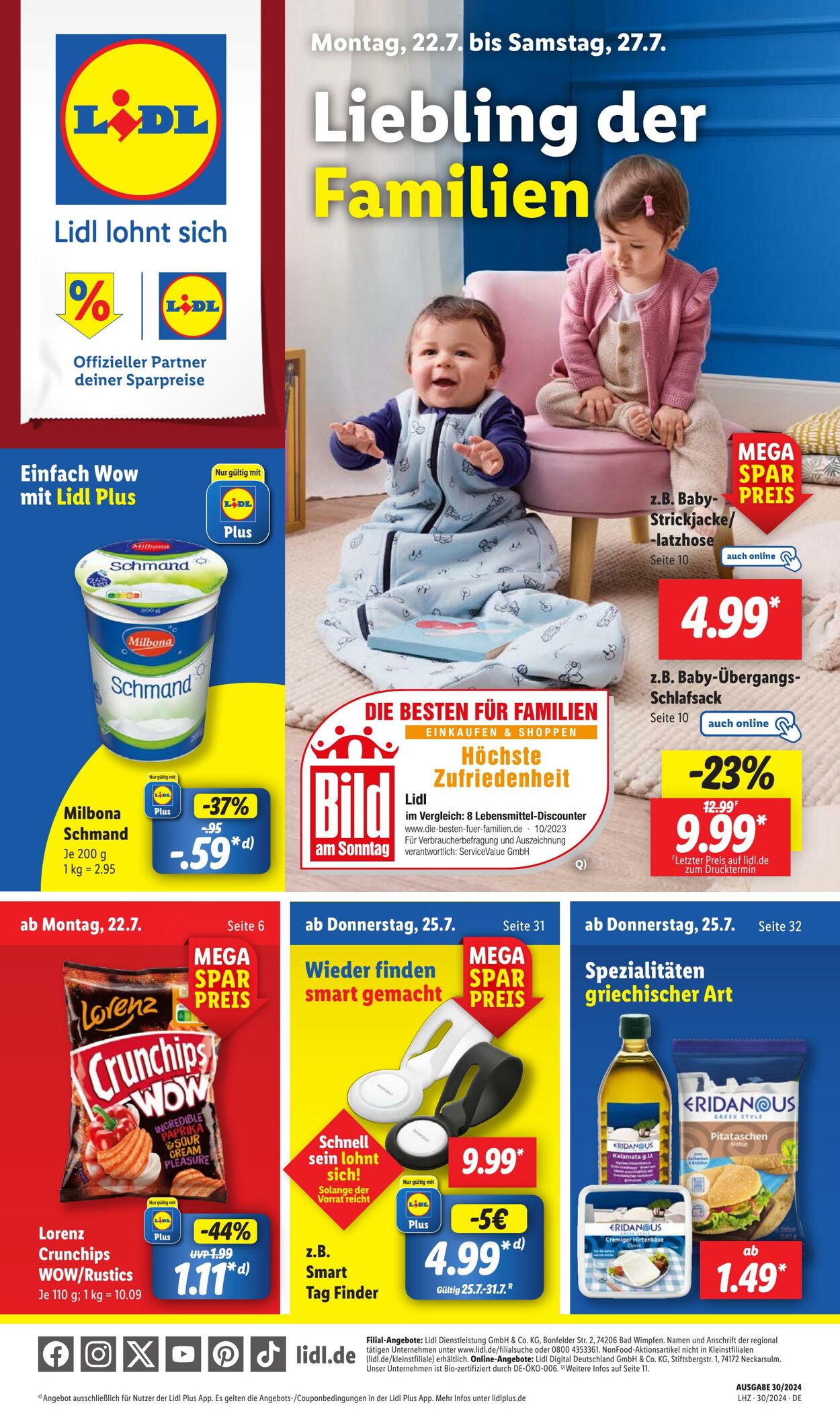 Prospekt Lidl 22.07.2024 - 27.07.2024