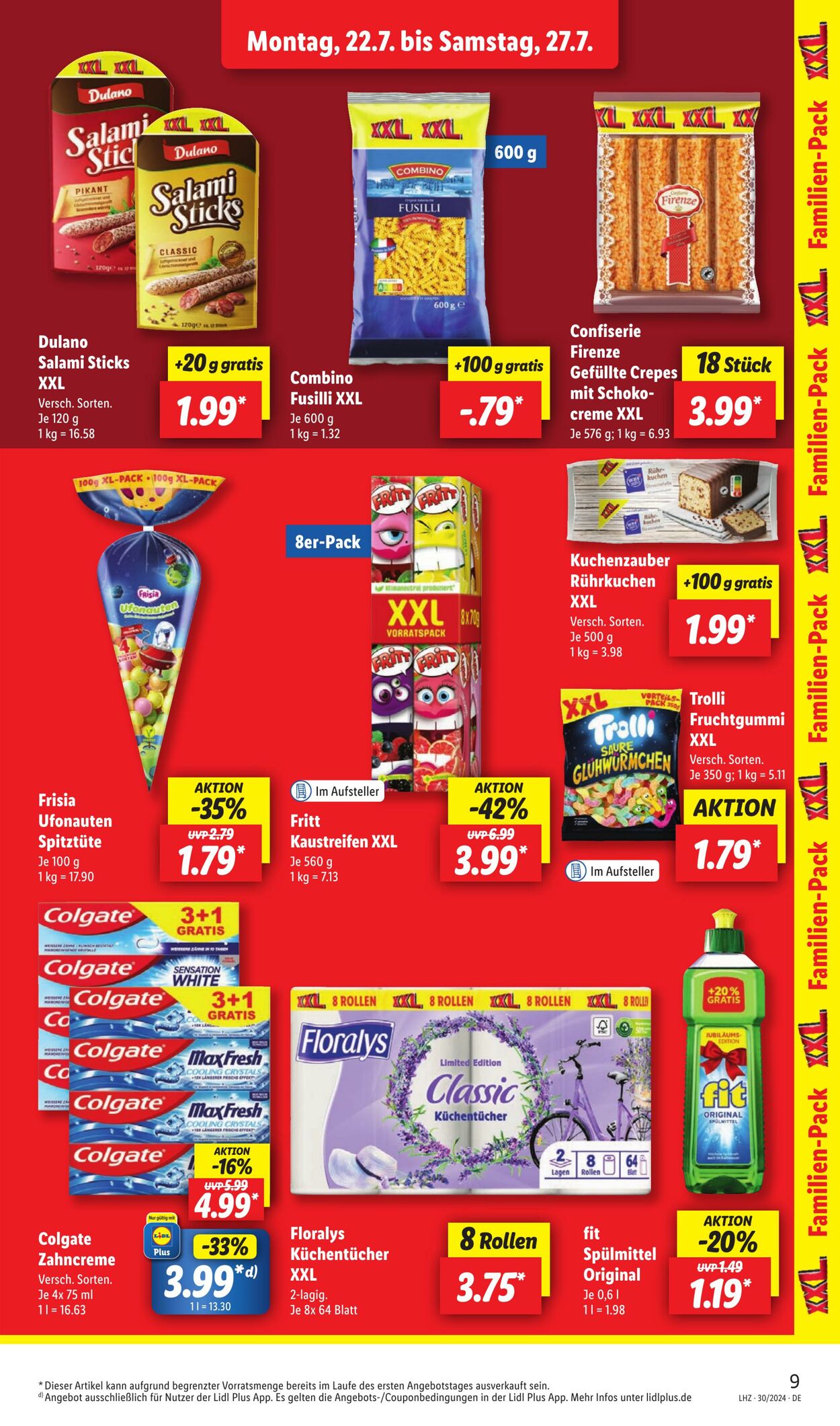 Prospekt Lidl 22.07.2024 - 27.07.2024