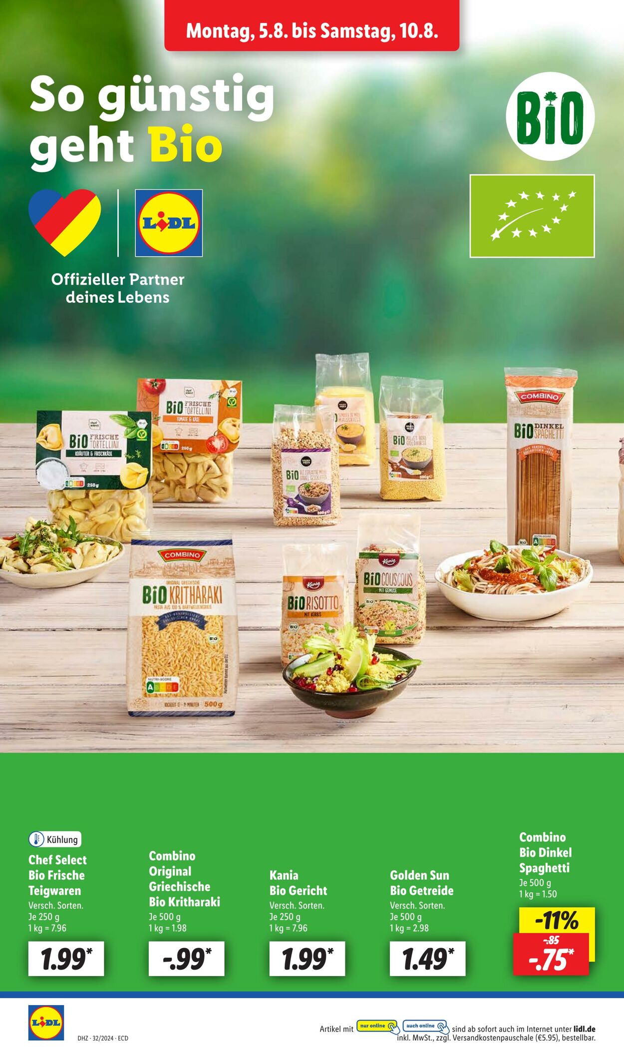 Prospekt Lidl 05.08.2024 - 10.08.2024