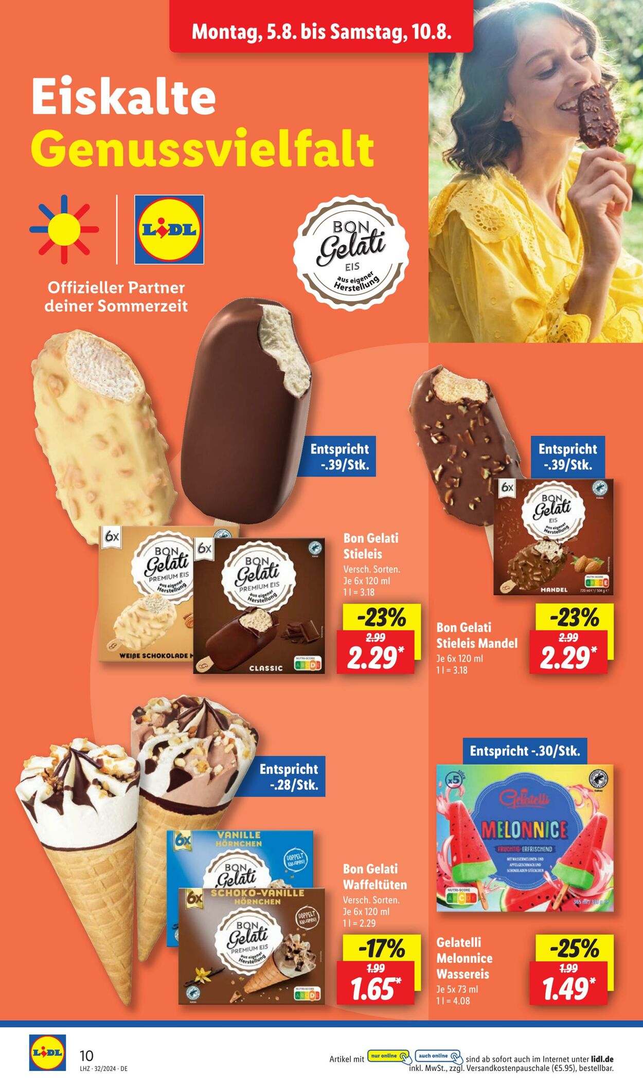 Prospekt Lidl 05.08.2024 - 10.08.2024