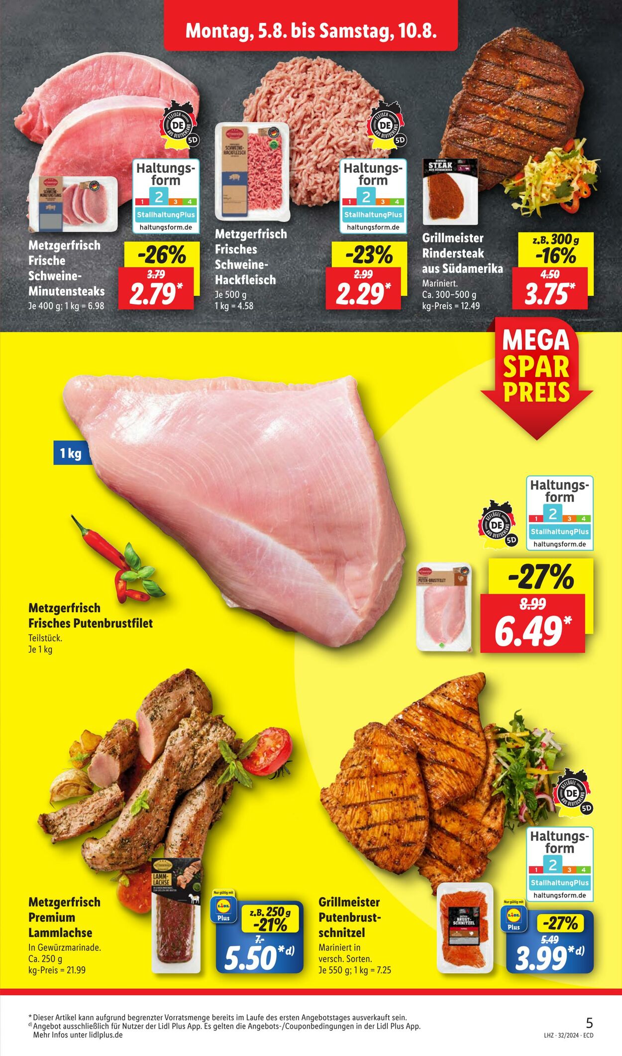 Prospekt Lidl 05.08.2024 - 10.08.2024