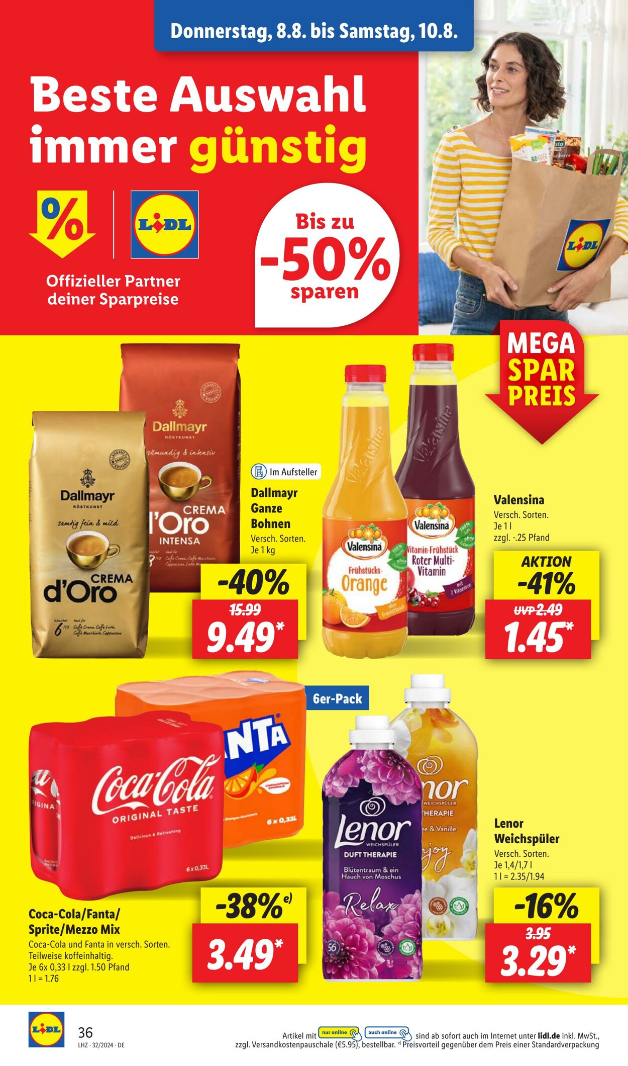 Prospekt Lidl 05.08.2024 - 10.08.2024