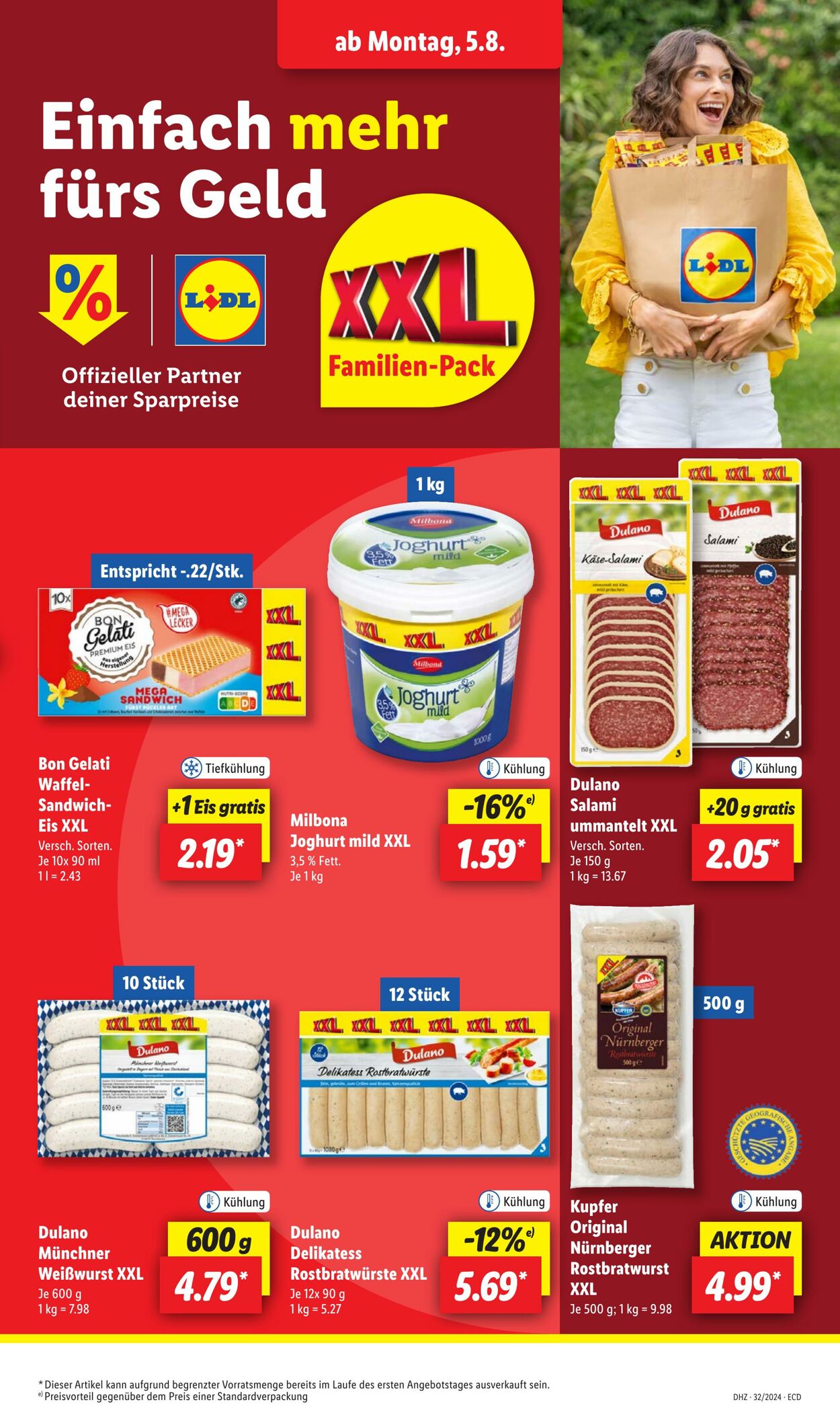 Prospekt Lidl 05.08.2024 - 10.08.2024