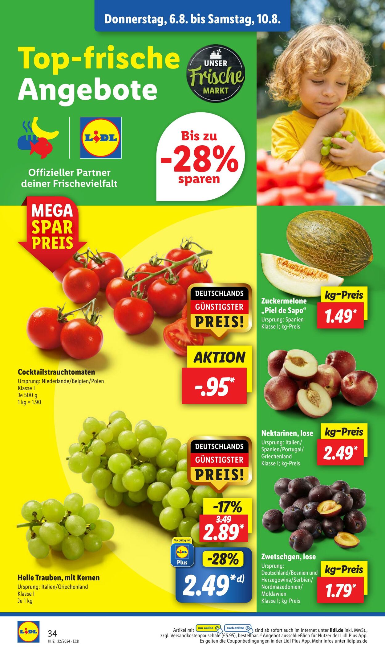 Prospekt Lidl 05.08.2024 - 10.08.2024